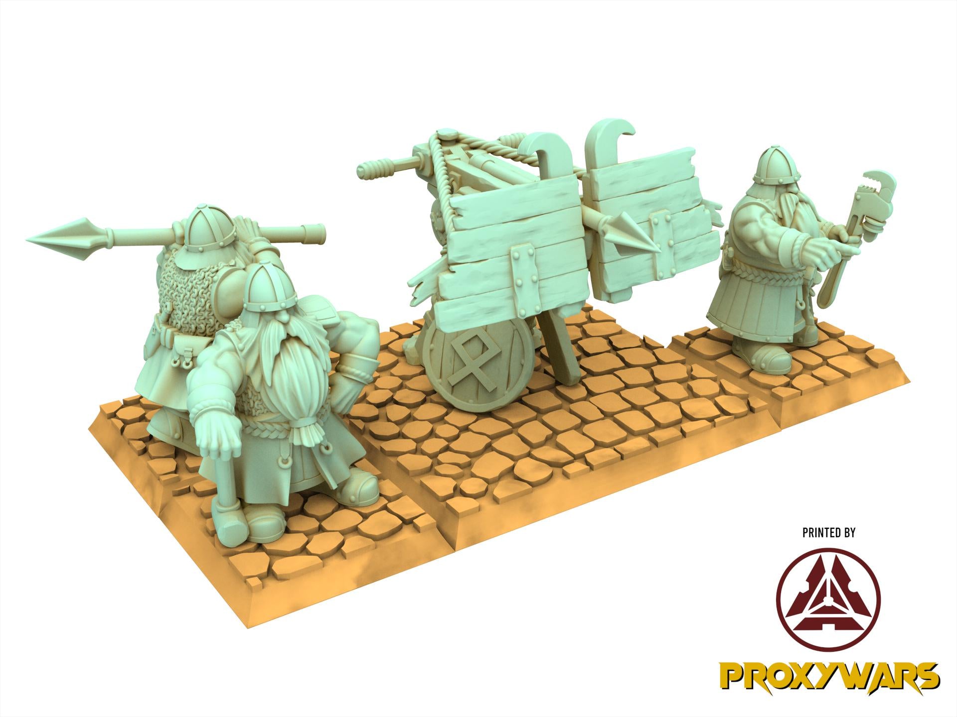 Dwarves - Old Siege Engine & Artillery Dwarves, Keeper of the Deep Mountains