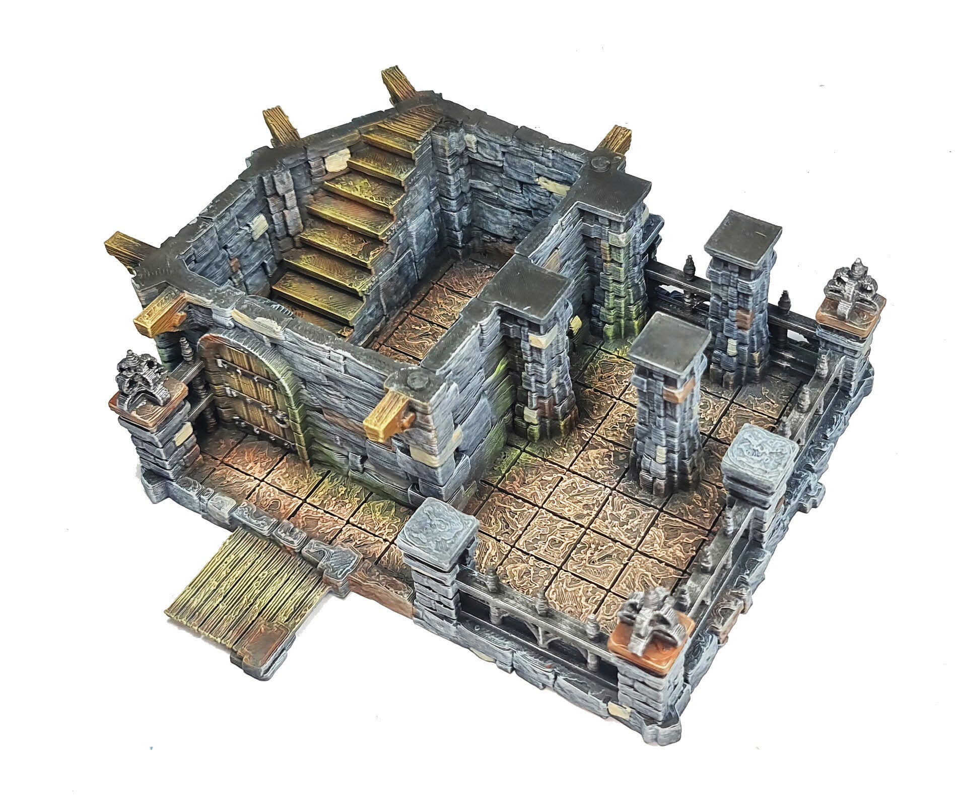 Medieval Town scenery building - Bell Tower Farm - PLA for Oldworld, Dungeon & Dragons, Frostgrave, Age of fantasy battle skirmish wargame