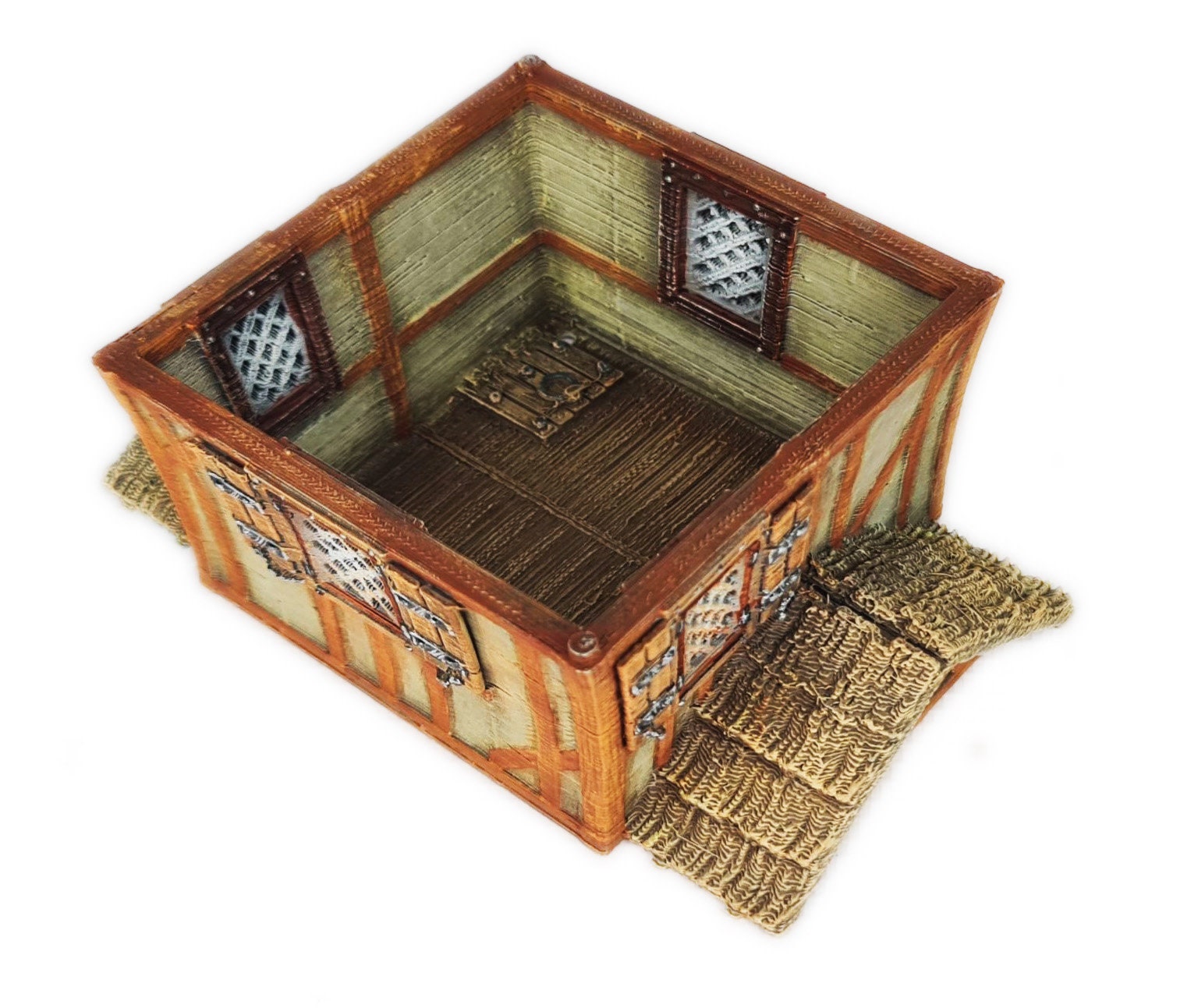 Medieval Town scenery building - Toll bridge - PLA for Oldworld, Dungeon & Dragons, Frostgrave, Age of fantasy battle skirmish wargame