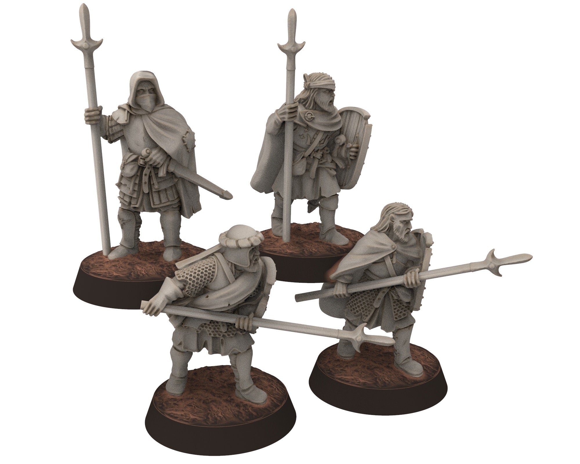 Ornor - Arnaudin Knights, Lost Kingdom of the North, Misty Mountains, Medburry miniatures for wargame, DnD, Lotr