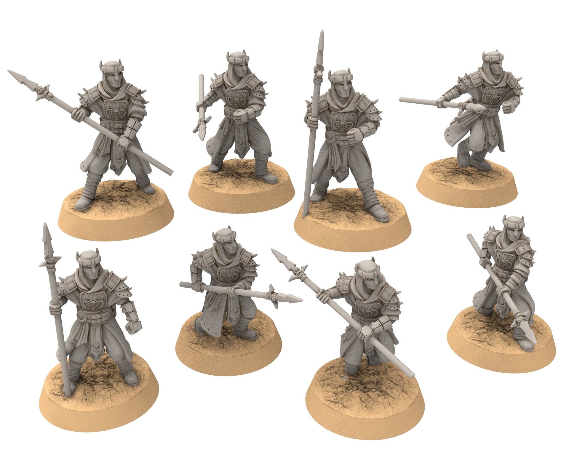 Harad - x62 Bundle, Berber nomads, Harad Bedouin Arabs Sarazins miniatures for wargame D&D, Lotr... Quatermaster3D