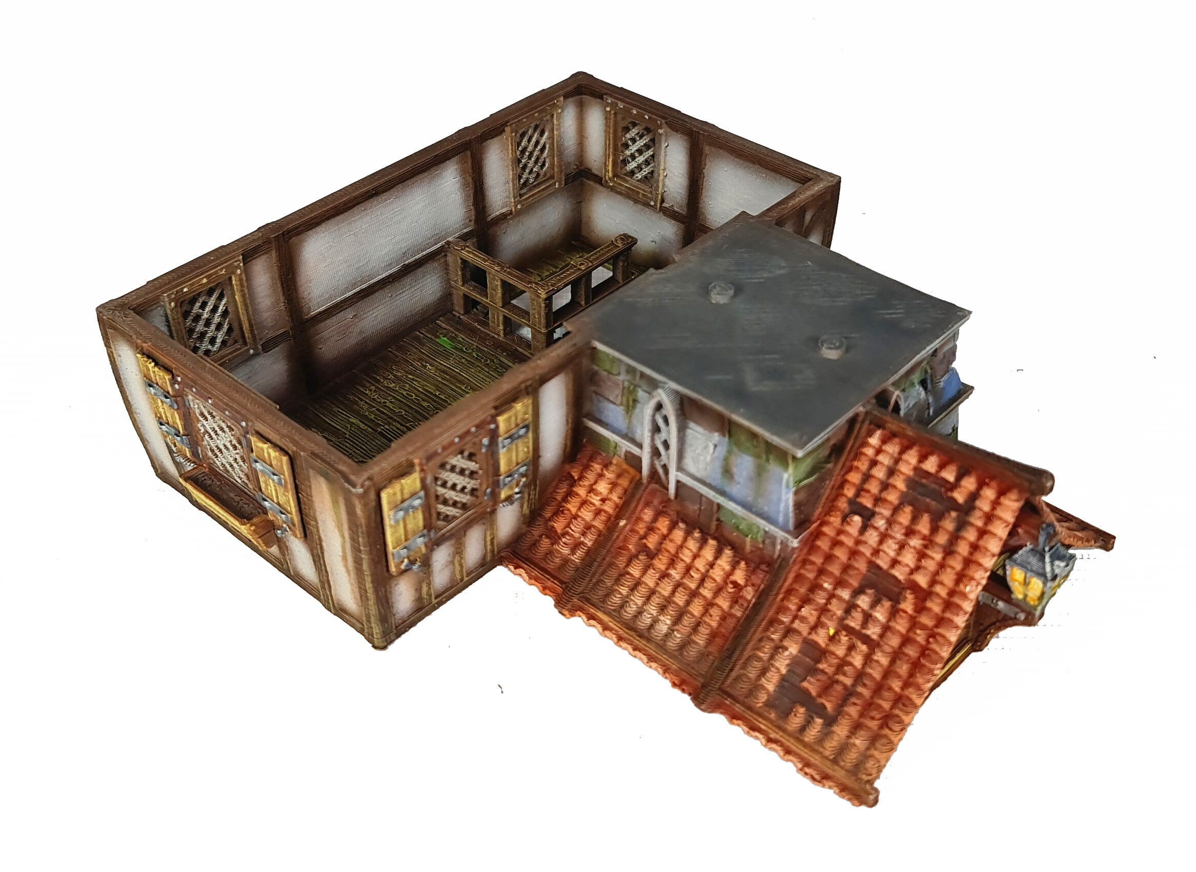 Medieval Town scenery building - Raspberry Dale - PLA for Oldworld, Dungeon & Dragons, Frostgrave, Fantasy battle skirmish wargame