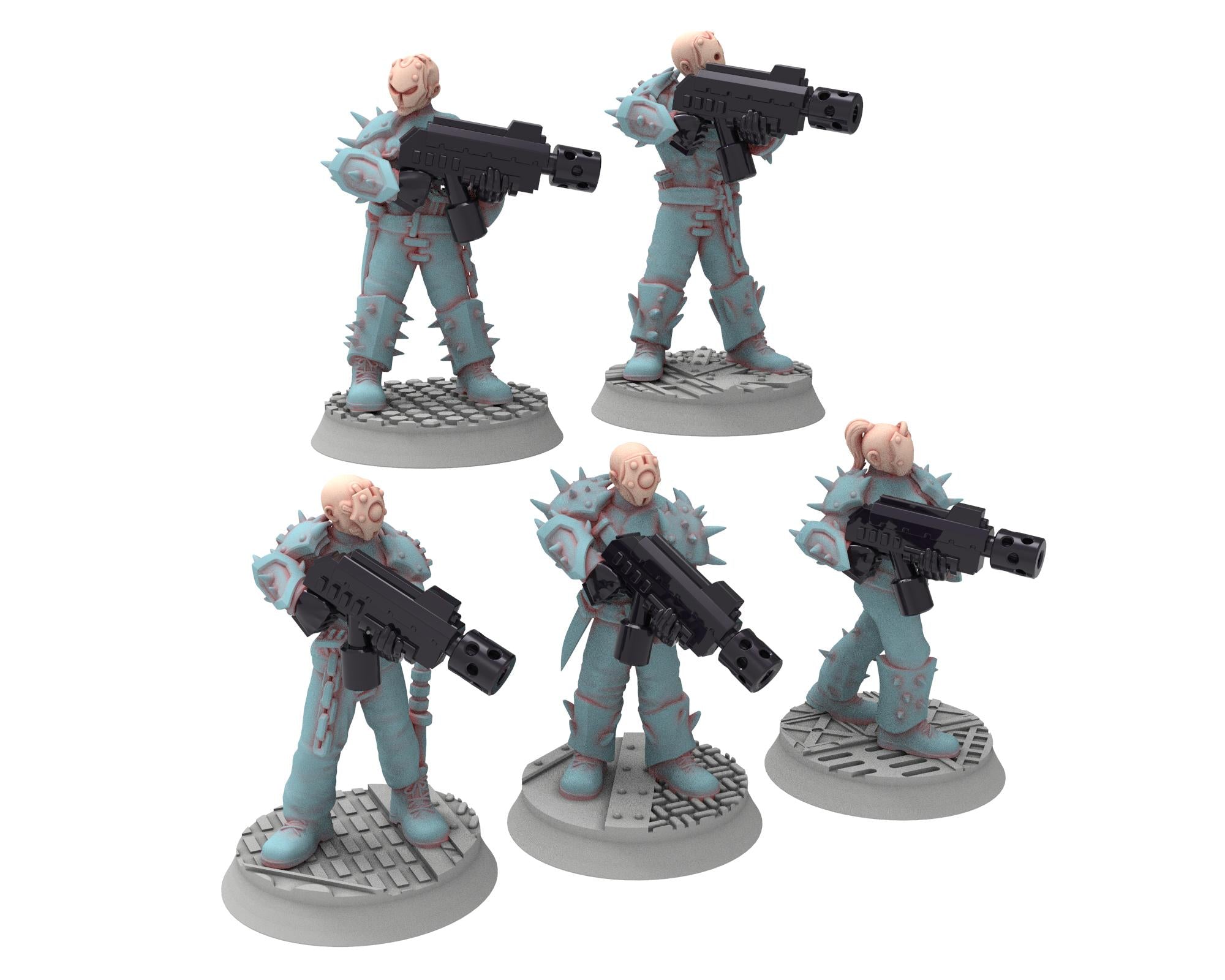 Followers of Change - 32mm Twisted Cultists of Chaos god - Support Canon auto - OPR Tabletop wargame Resin 3D printed proxy, Edge Miniatures