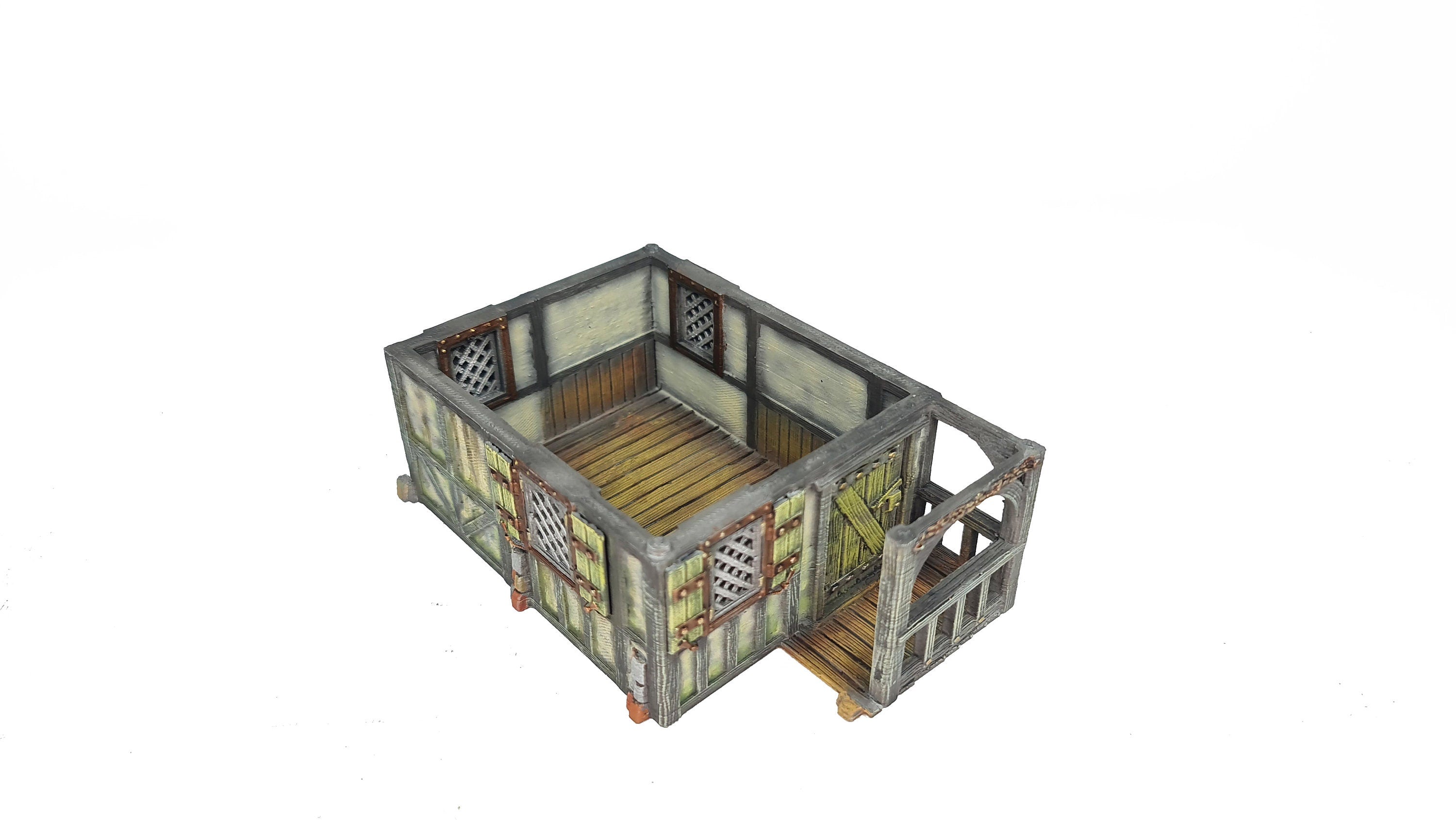 Medieval Town scenery building - Beetroot House - PLA for Oldworld, Dungeon & Dragons, Frostgrave, Fantasy battle skirmish wargame