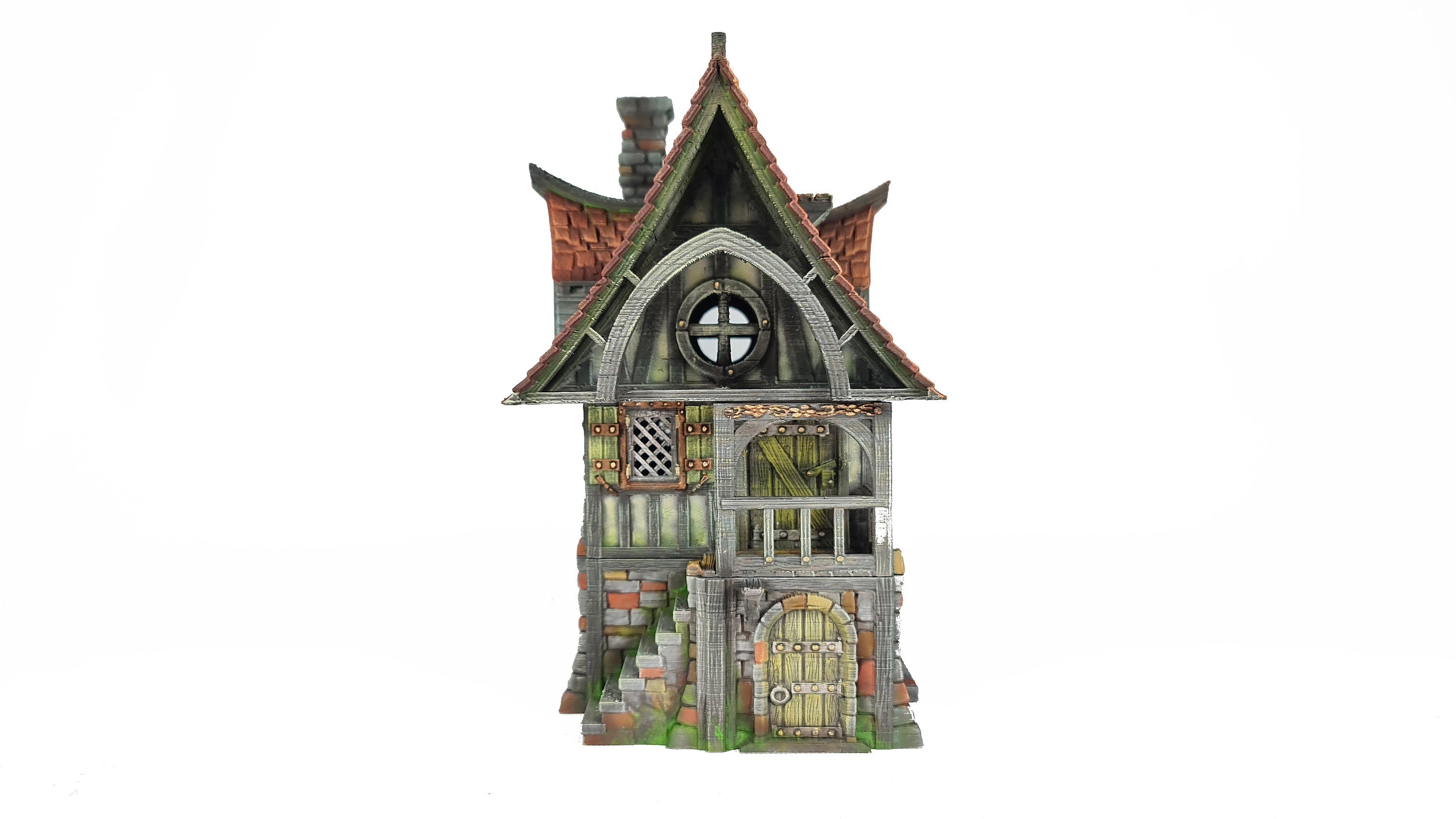 Medieval Town scenery building - Beetroot House - PLA for Oldworld, Dungeon & Dragons, Frostgrave, Fantasy battle skirmish wargame