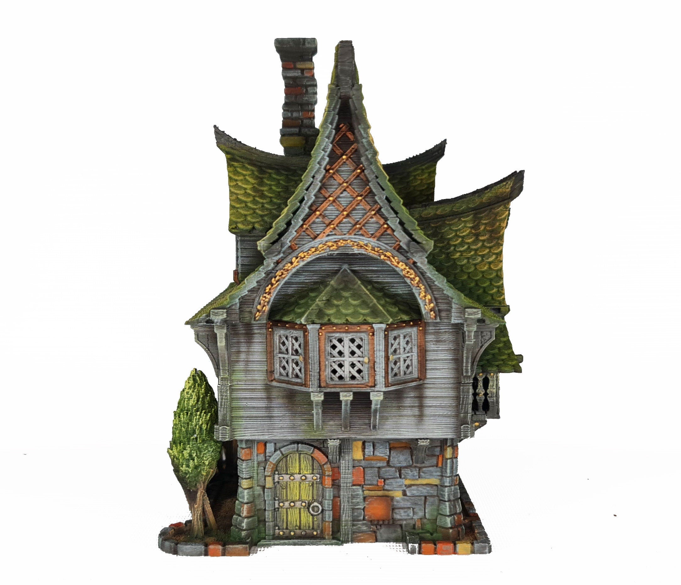 Medieval Town scenery building - Cabaggetop Manor - PLA for Oldworld, Dungeon & Dragons, Frostgrave, Fantasy battle skirmish wargame