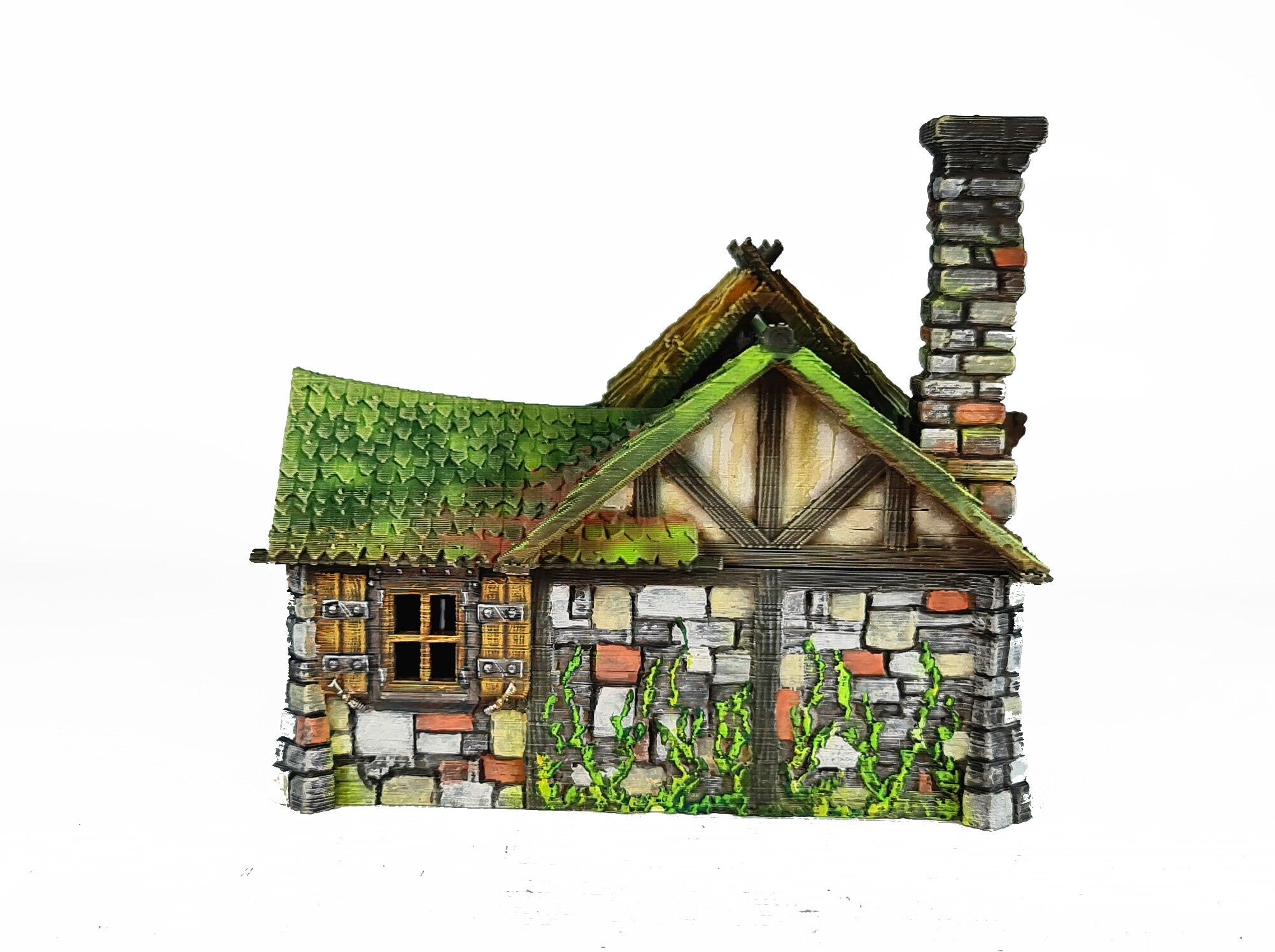 Medieval Town scenery building - Autumn Fall - PLA for Oldworld, Dungeon & Dragons, Frostgrave, Fantasy battle, skirmish wargame