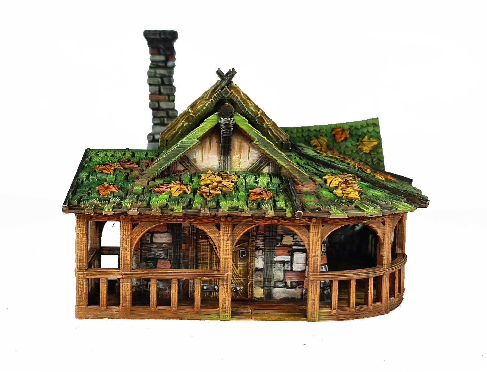 Medieval Town scenery building - Autumn Fall - PLA for Oldworld, Dungeon & Dragons, Frostgrave, Fantasy battle, skirmish wargame