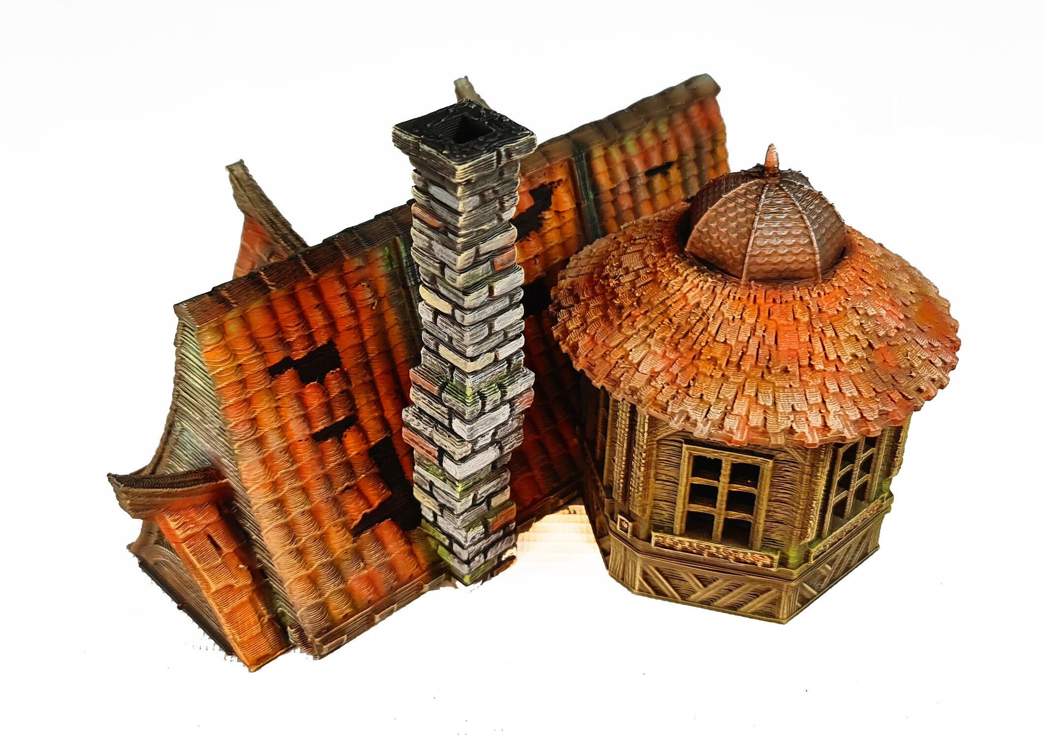 Medieval Town scenery building - Grimmsdale Manor - PLA for Oldworld, Dungeon & Dragons, Frostgrave, Fantasy battle, skirmish wargame