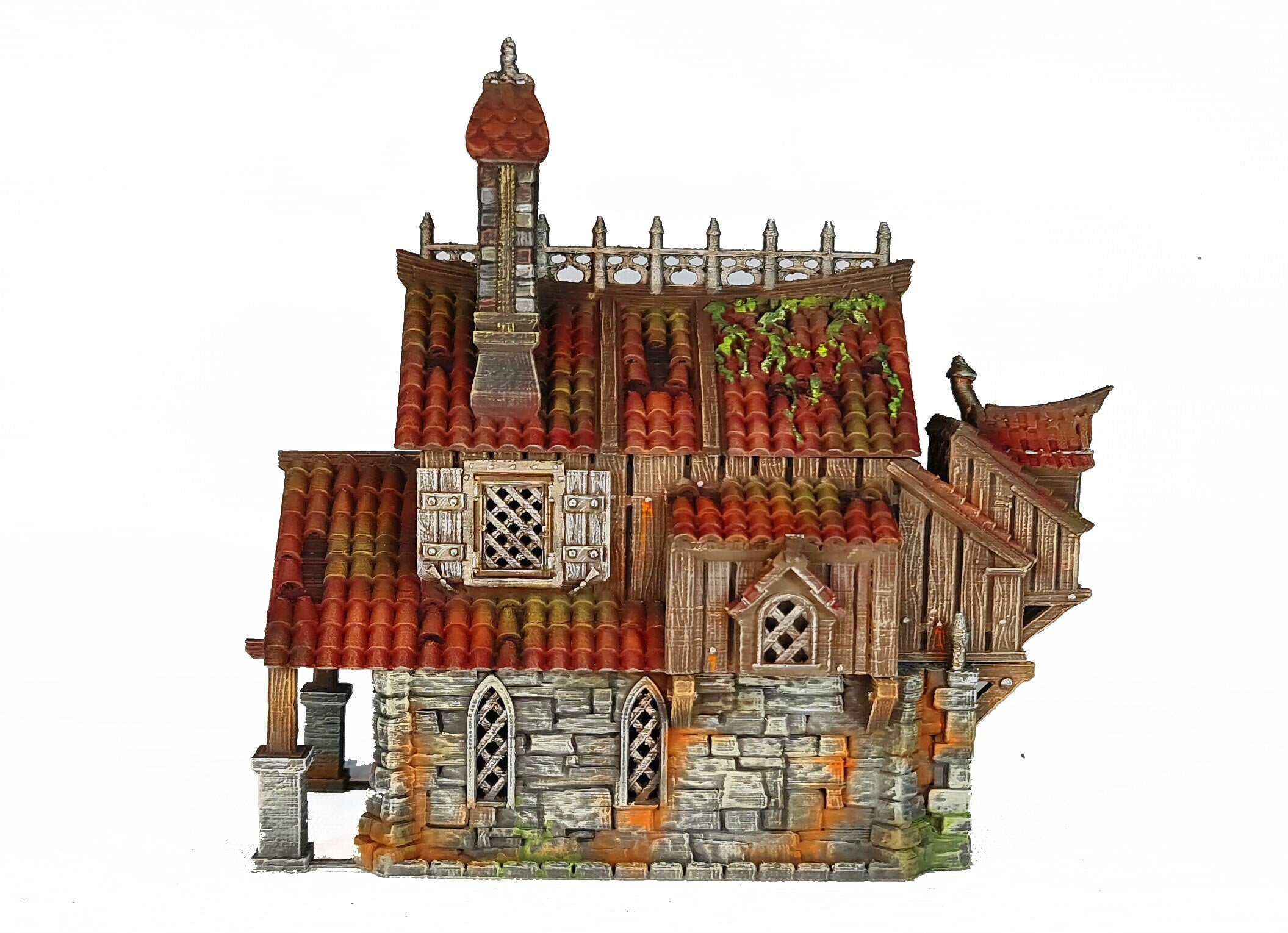Medieval Town scenery building - Dunsworth House - PLA for Oldworld, Dungeon & Dragons, Frostgrave, Fantasy battle, skirmish wargame