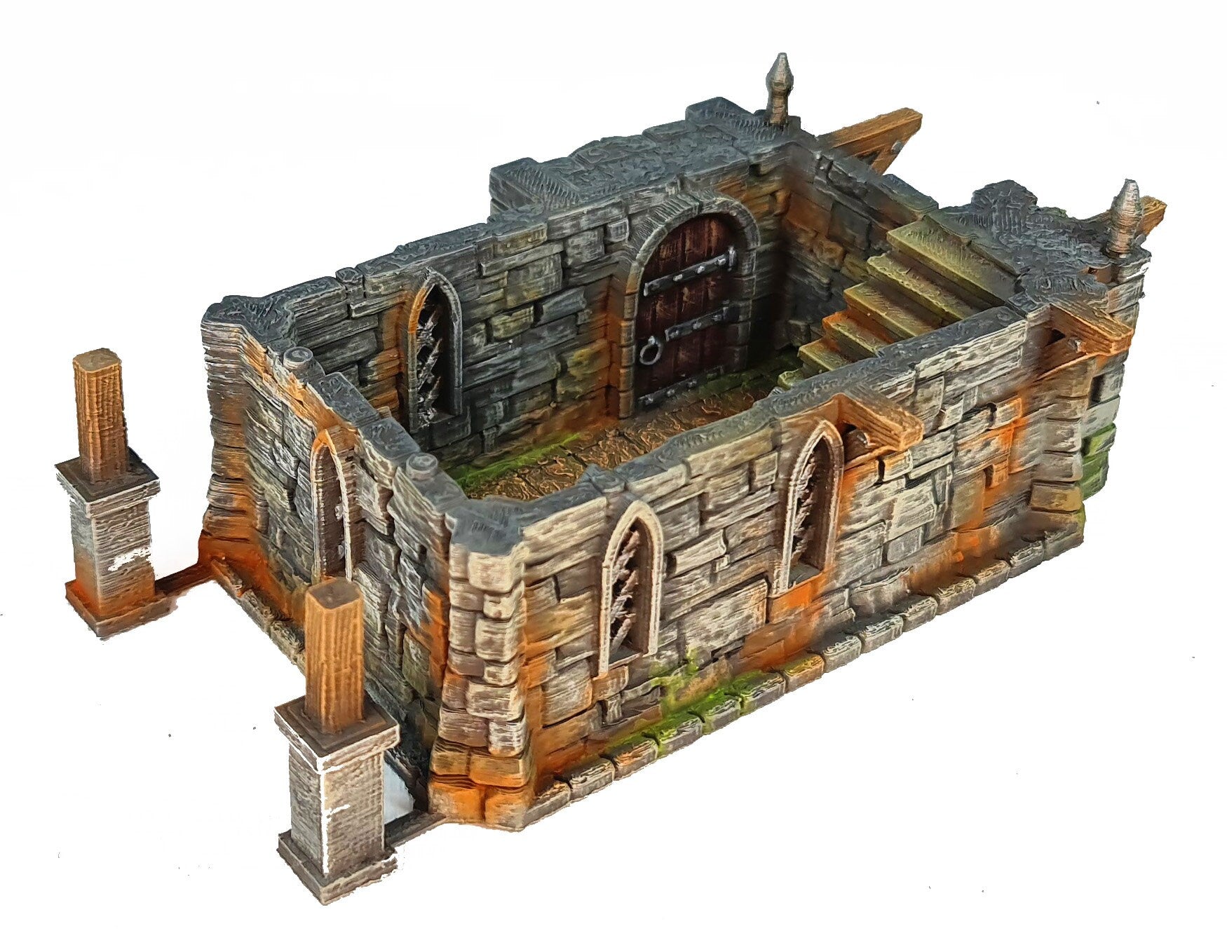 Medieval Town scenery building - Dunsworth House - PLA for Oldworld, Dungeon & Dragons, Frostgrave, Fantasy battle, skirmish wargame