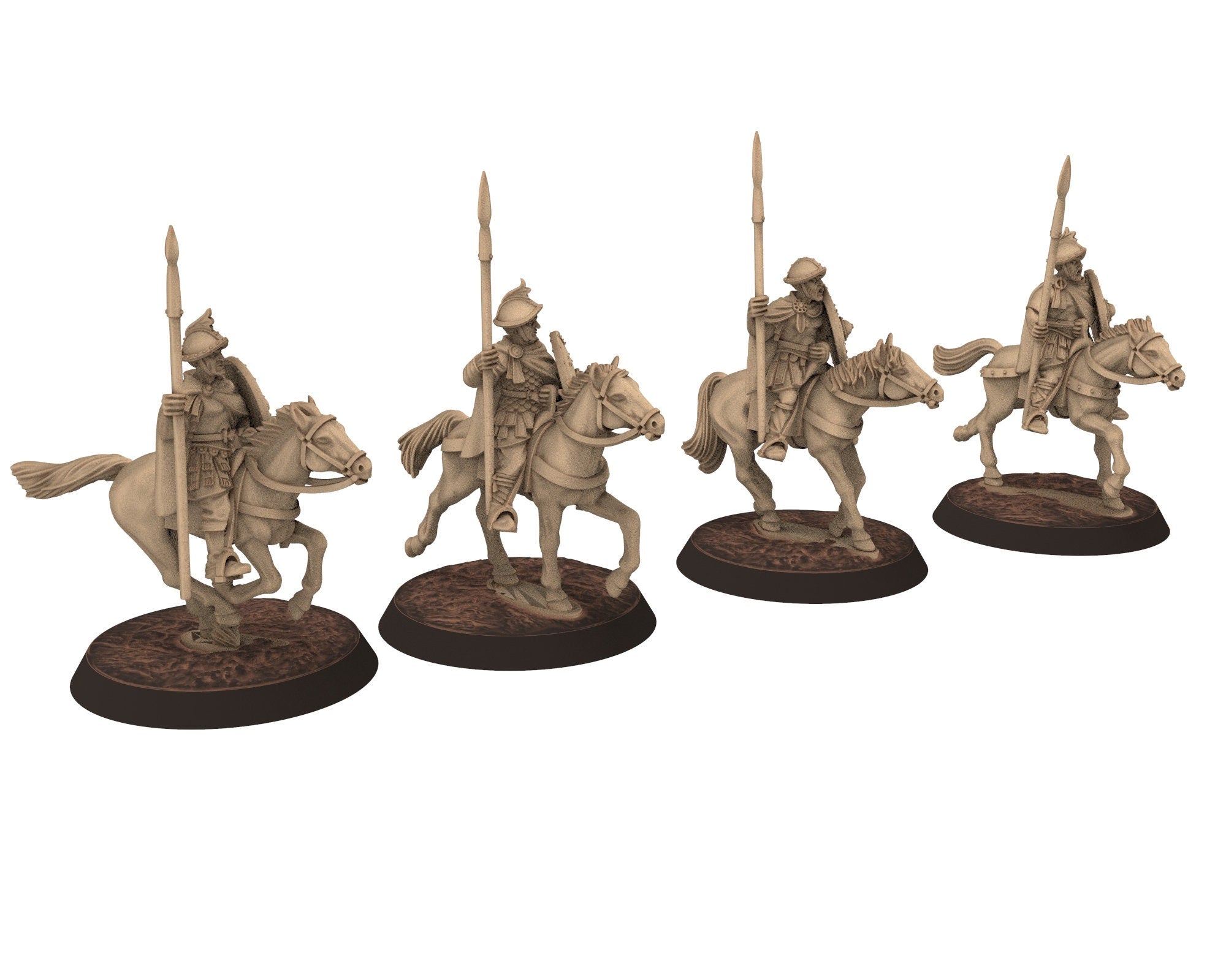 Dark Ages - Mounted Carolingian Hearthguard Elite Warriors Frank Empire, Alt Miniatures 28mm, Wargame Historical Saga... Medbury miniature