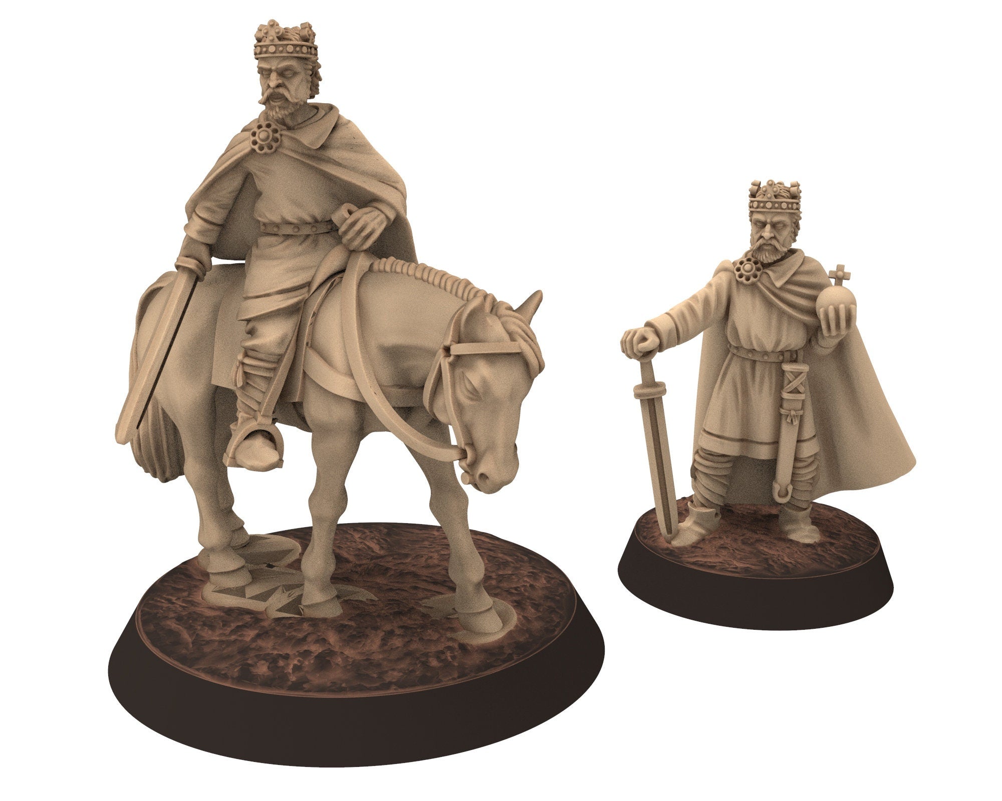 Dark Ages - Carolingian Hearthguard Elite Warriors Frank Empire, Alt Miniatures 28mm, Wargame Historical Saga... Medbury miniature