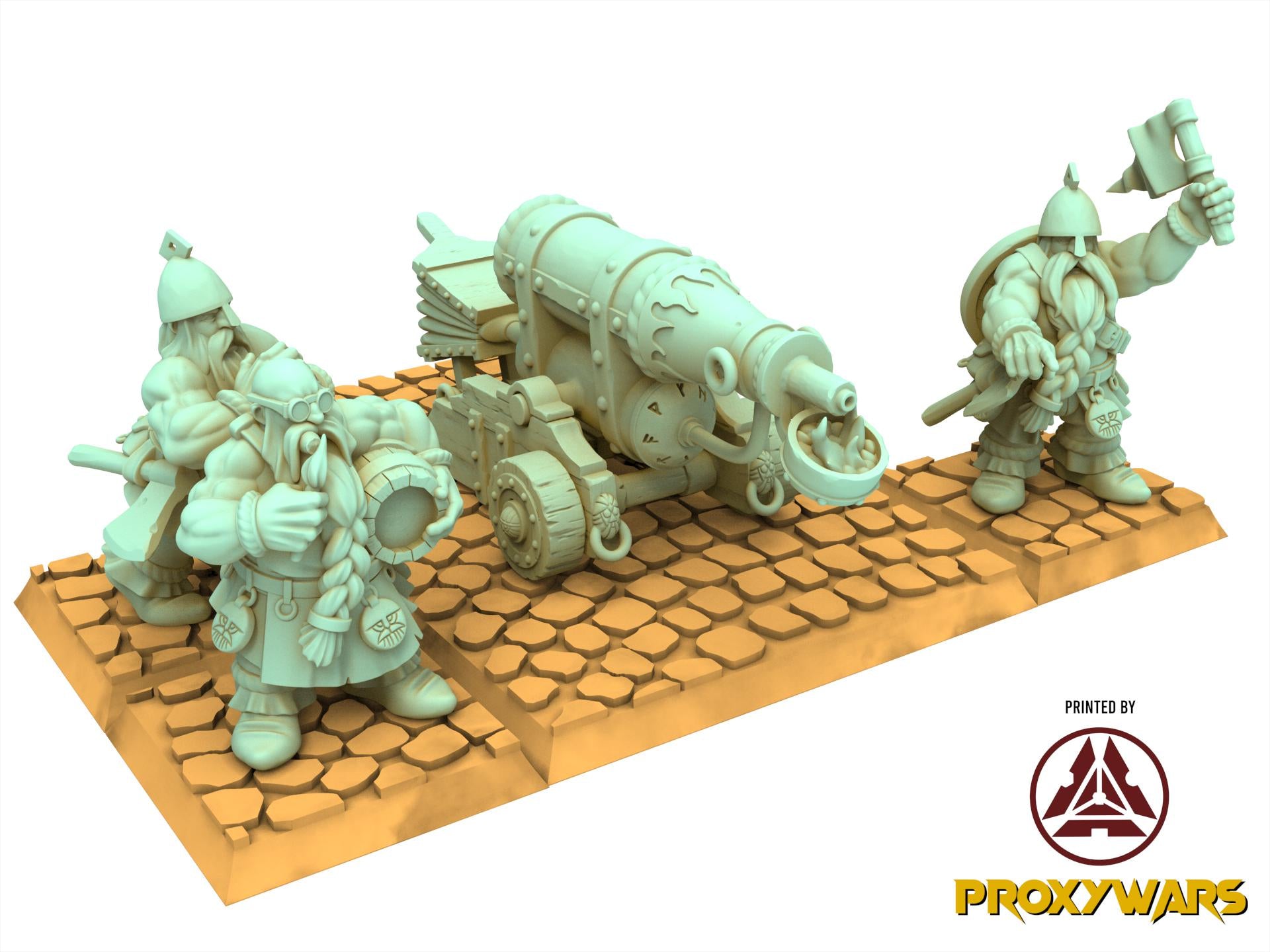 Dwarves - Old Siege Engine & Artillery Dwarves, Keeper of the Deep Mountains