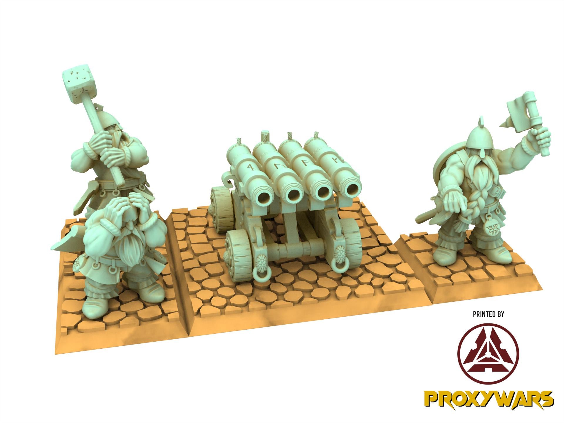 Dwarves - Old Siege Engine & Artillery Dwarves, Keeper of the Deep Mountains