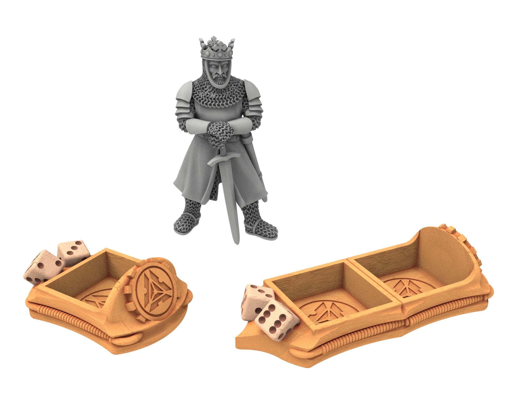 Tournement Wargaming Partnership - x50 Set Of Goodies Fantasy - x1 Miniature x2 Wound Trackers : Futuristic, Middle rings, Historical...