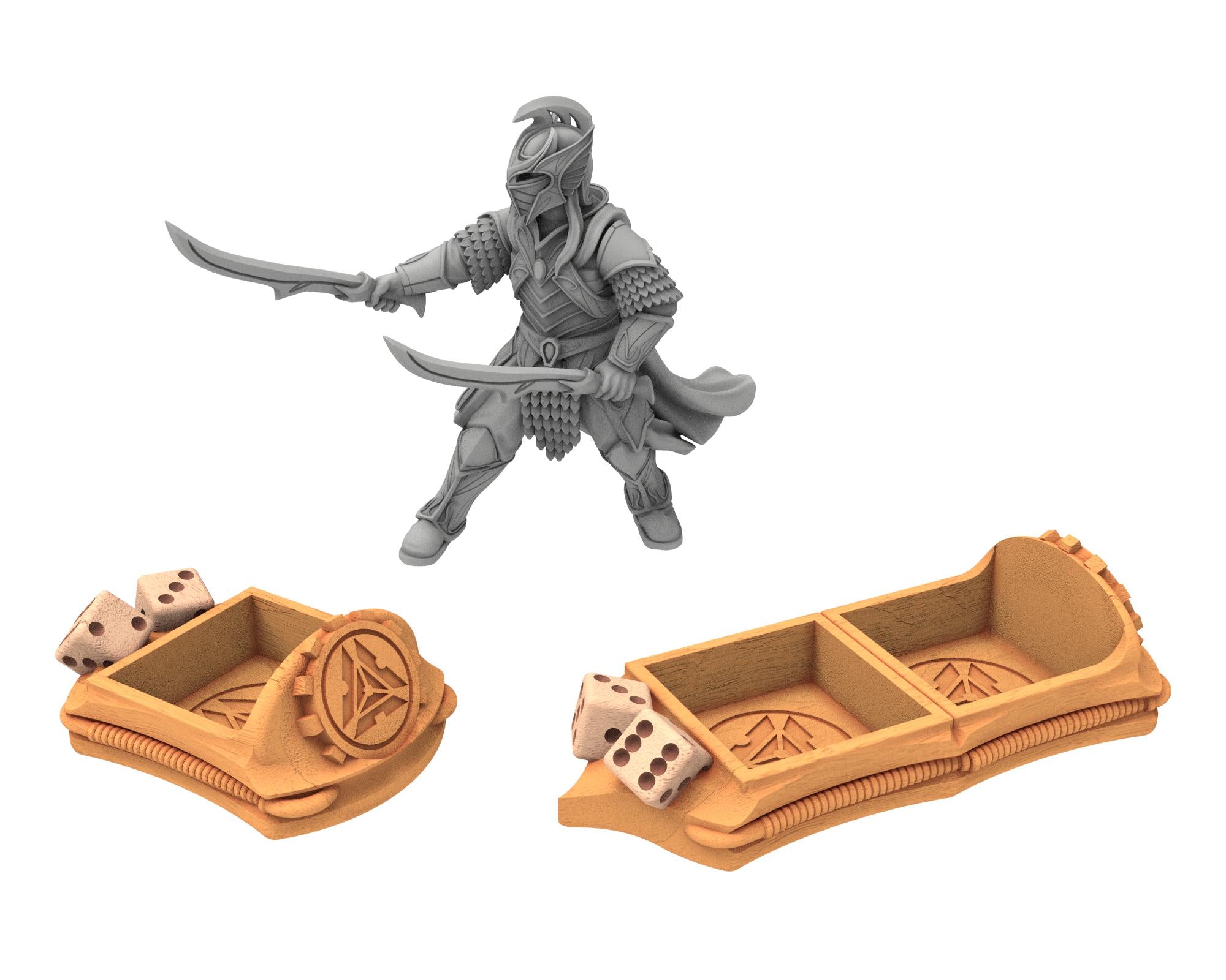 Tournement Wargaming Partnership - x50 Set Of Goodies Historical - x1 Miniature x2 Wound Trackers : Futuristic, Fantasy, Middle rings...