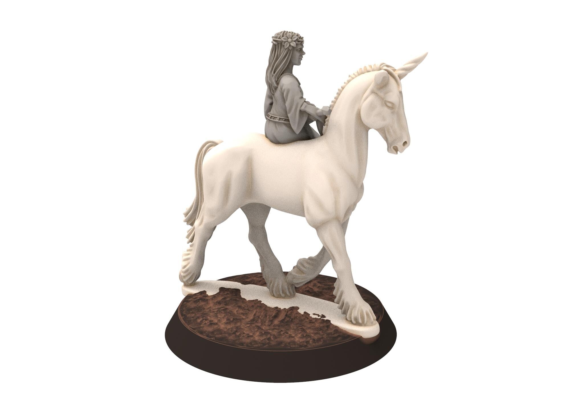 Mayar - Unicorn, Lady of the Lake in the old middle world miniatures for wargame D&D, Lotr...