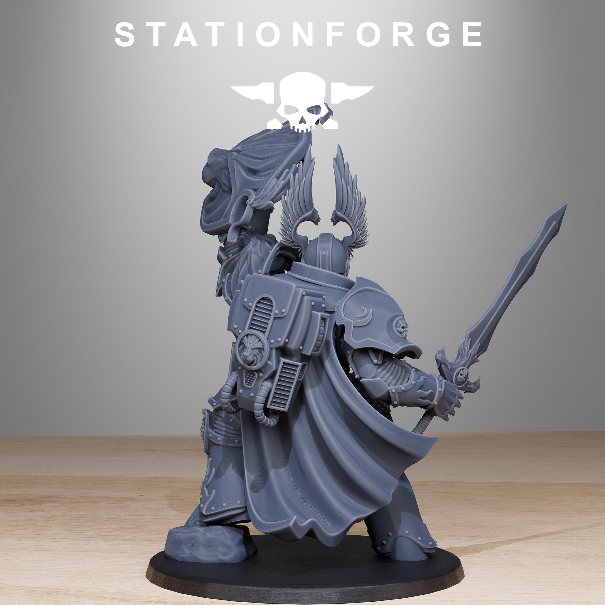 Socratis - Archon Sir Thalion, mechanized infantry, post apocalyptic empire, usable for tabletop wargame.
