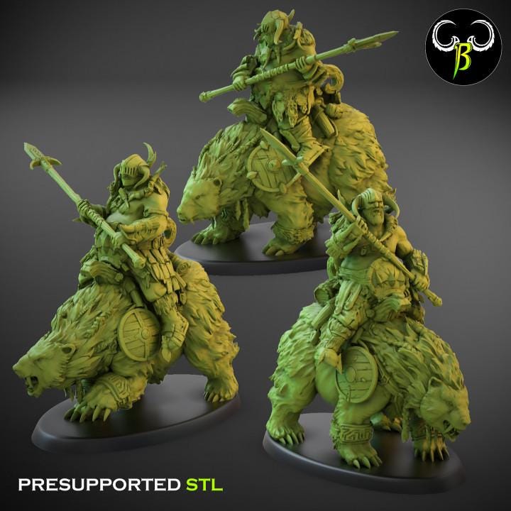 Ogres - Bjorn Riders Squad, The March of the Ogors, Sons of the Everfeast.