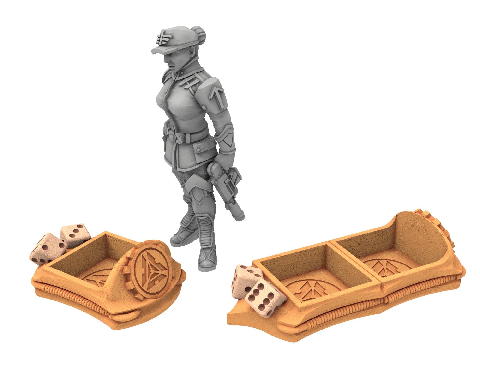 Tournement Wargaming Partnership - x50 Set Of Goodies Fantasy - x1 Miniature x2 Wound Trackers : Futuristic, Middle rings, Historical...