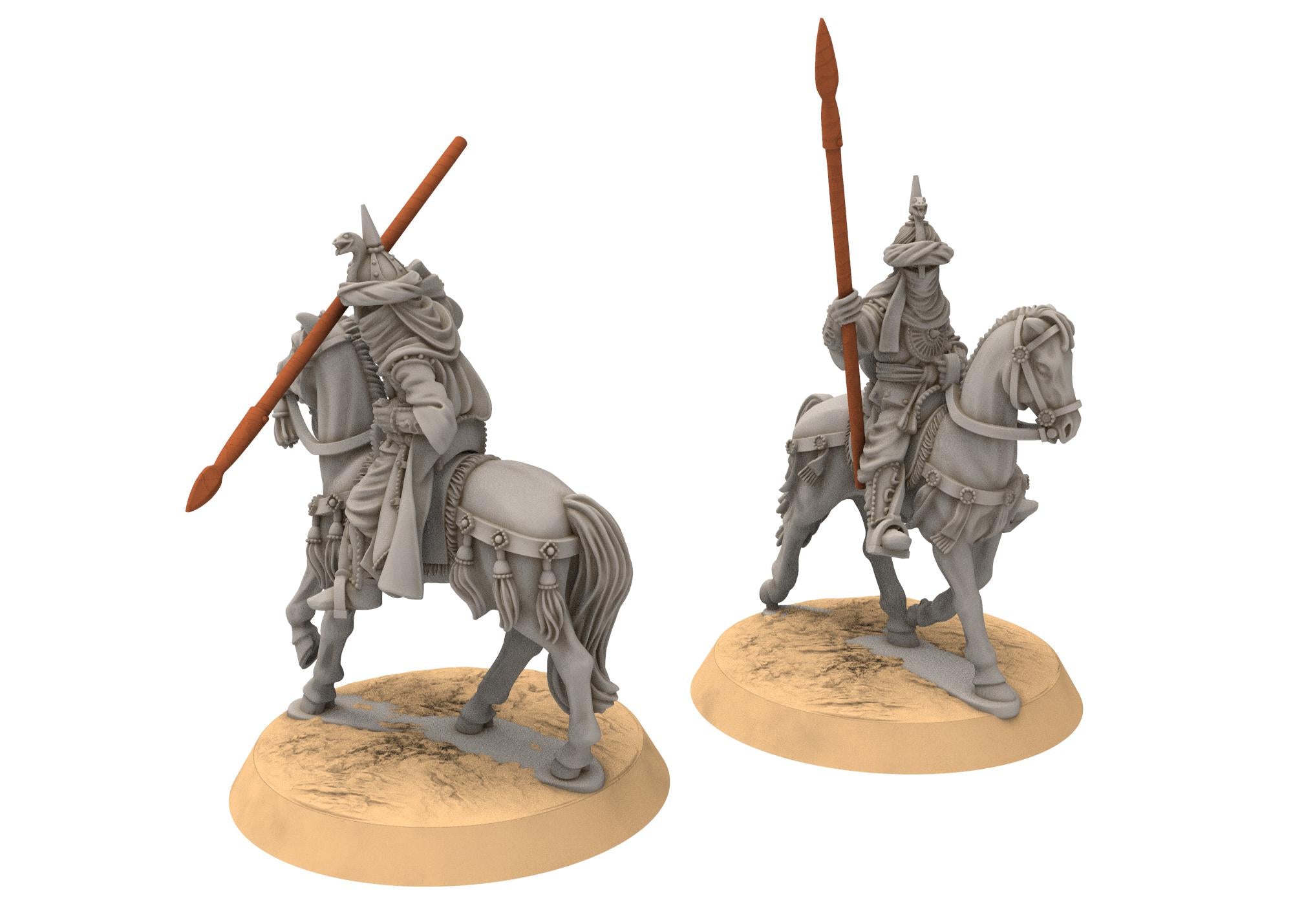 Harad - Southron Palace Guards bundle, Berber nomads, Harad Bedouin Arabs Sarazins Medbury miniatures for wargame DnD, Lotr...