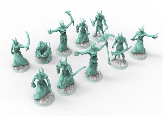 Dark City - Cursed Warriors Dark eldar drow