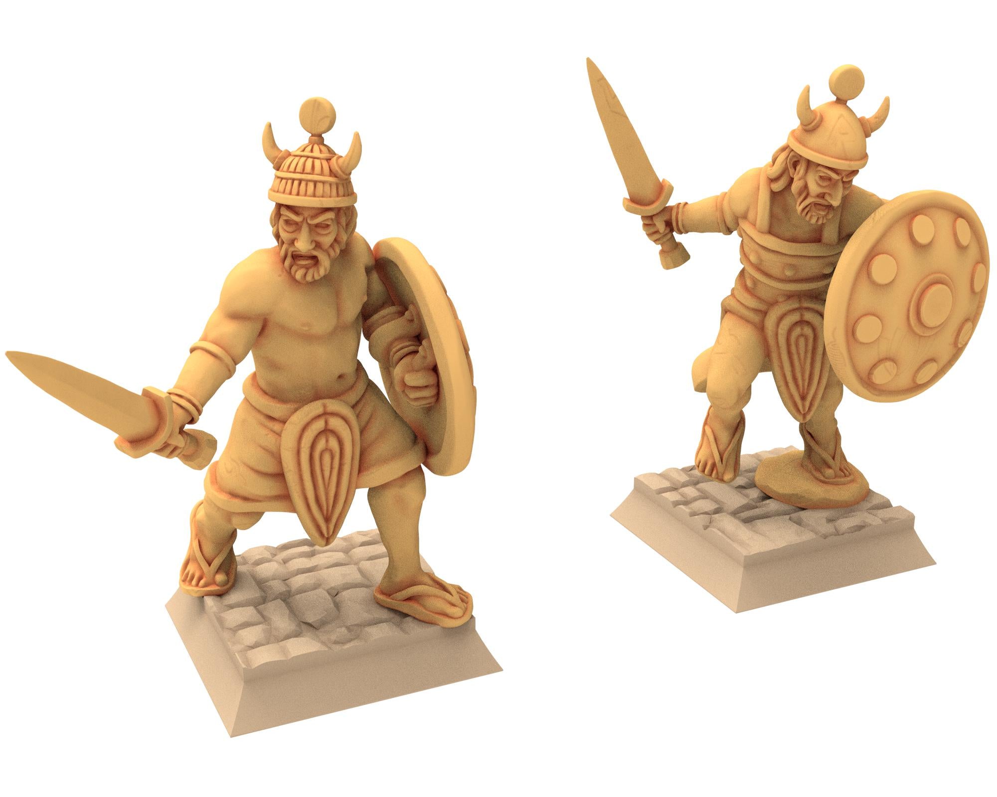 Biblical times - Sea people - Warband - 28mm/15mm - Historical Wargame, Hail Caesar, DBA, DBM, Saga... RedCopper