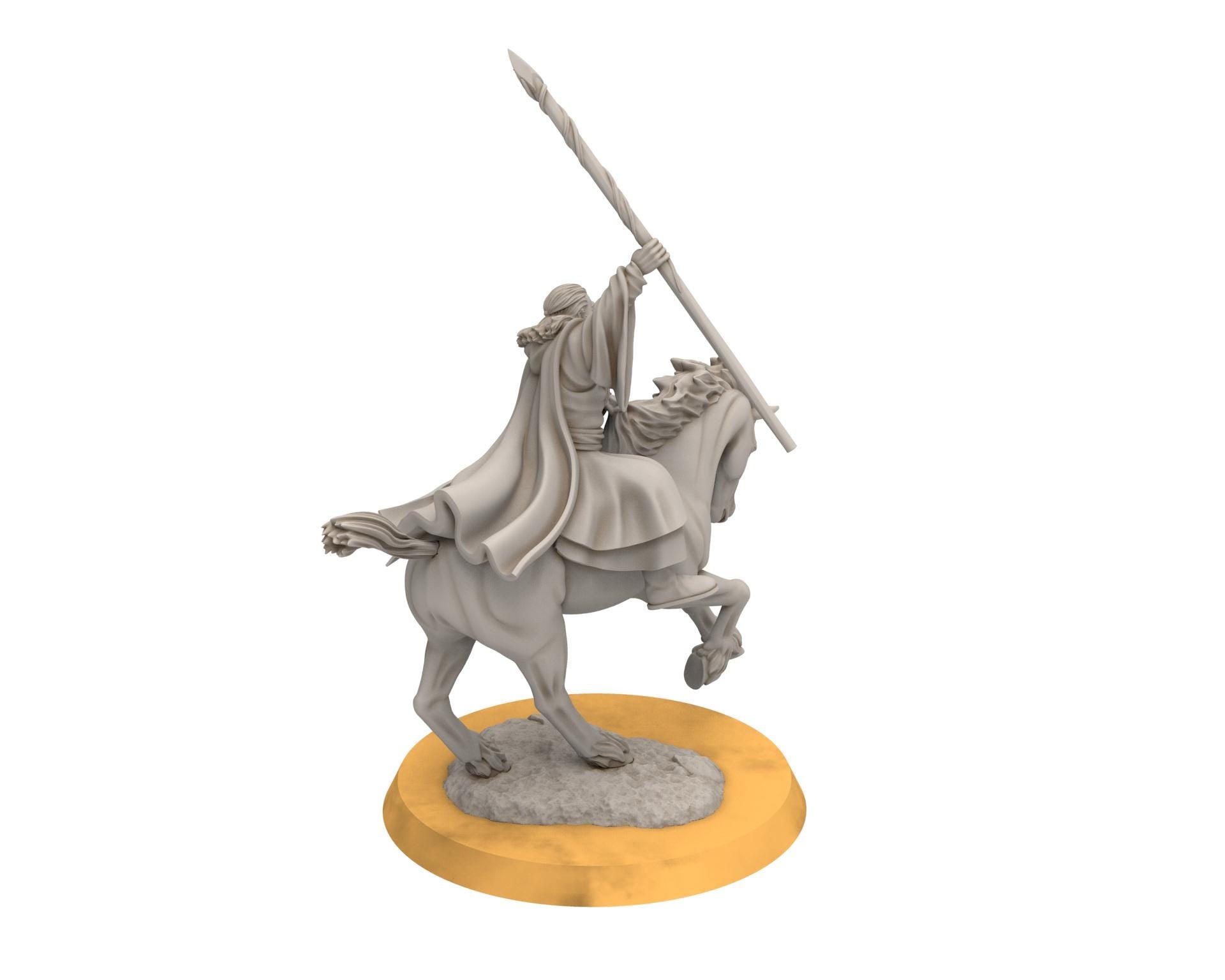 Mayar - Gaënale the Mage Withe Light, Davale, miniatures for wargame D&D, Lotr...