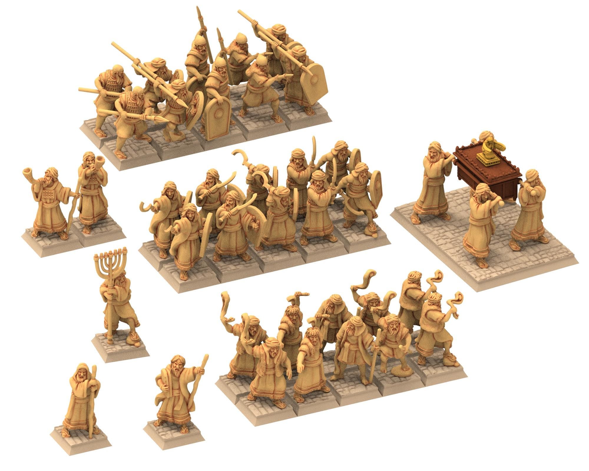 Biblical times - Ancient Hebrews - Moses - 28mm/15mm - Historical Wargame, Hail Caesar, DBA, DBM, Saga... RedCopper