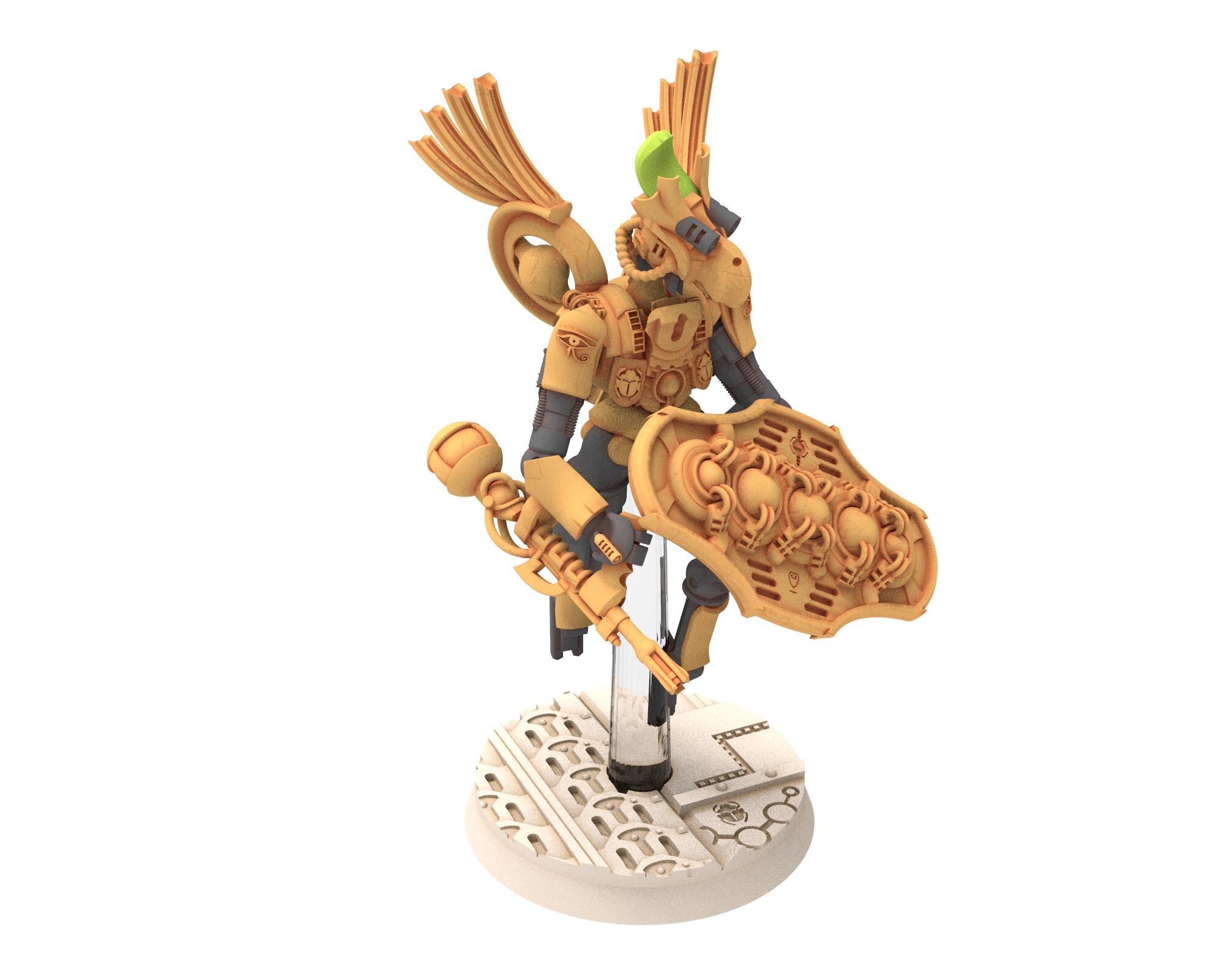 Cinan - Horus - Peret - Shabti: Line, Battle Robot, space lord's guardians of the Necropolis, solid & modular posable miniatures