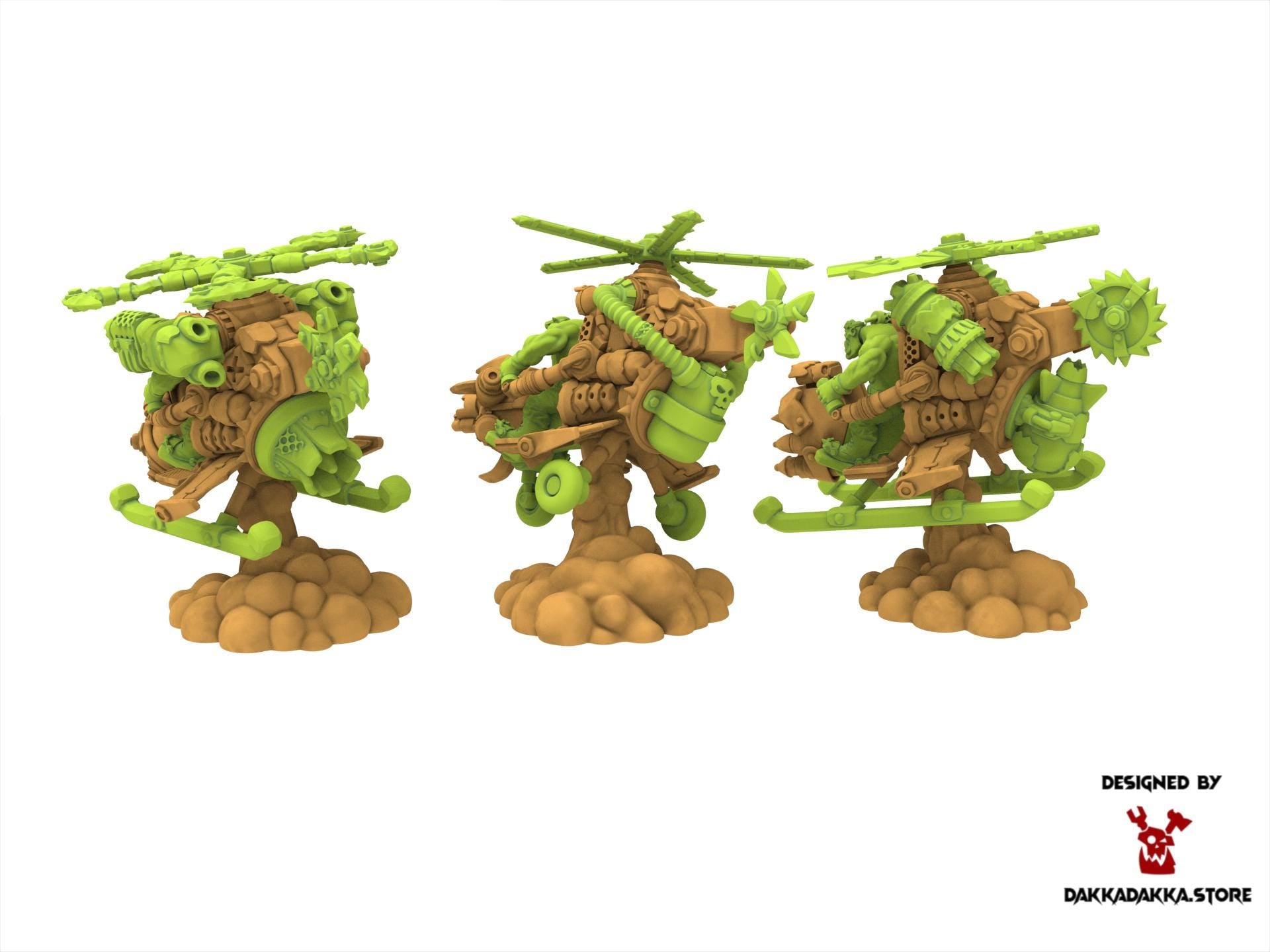 Green Skin - x3 Chonky Flyaz