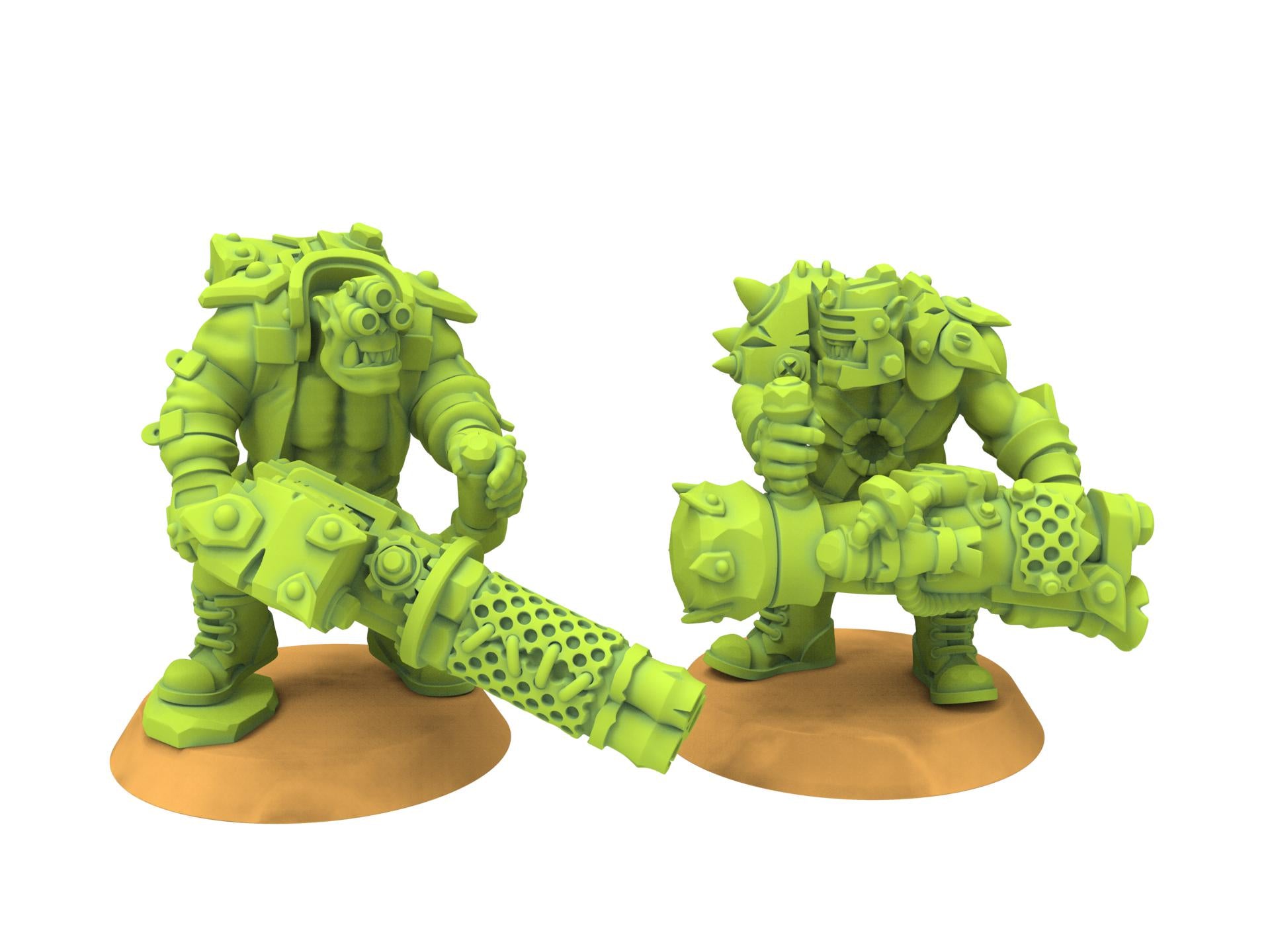 Green Skin - x9+1 Blak Orks Mob