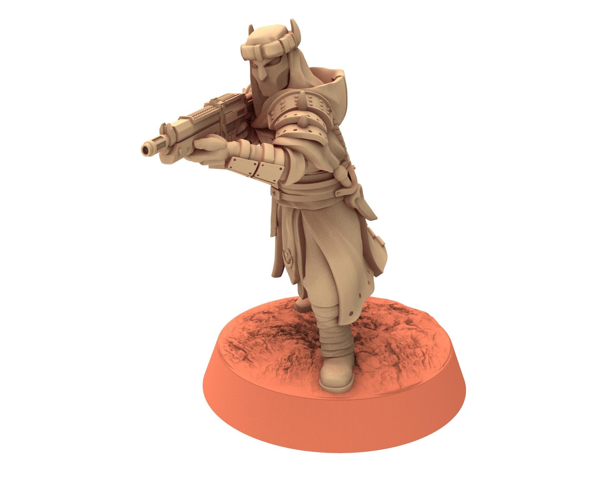 Desert Raiders - Elite Cavalry Imperial guard post apocalyptic, usable for tabletop futuristic wargame, Dune, Star wars Quatermaster 3D