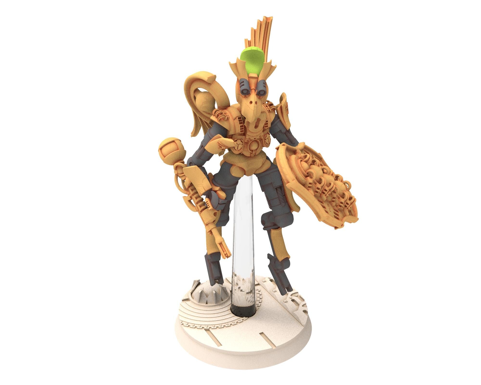 Cinan - Horus - Peret - Shabti: Line, Battle Robot, space lord's guardians of the Necropolis, solid & modular posable miniatures