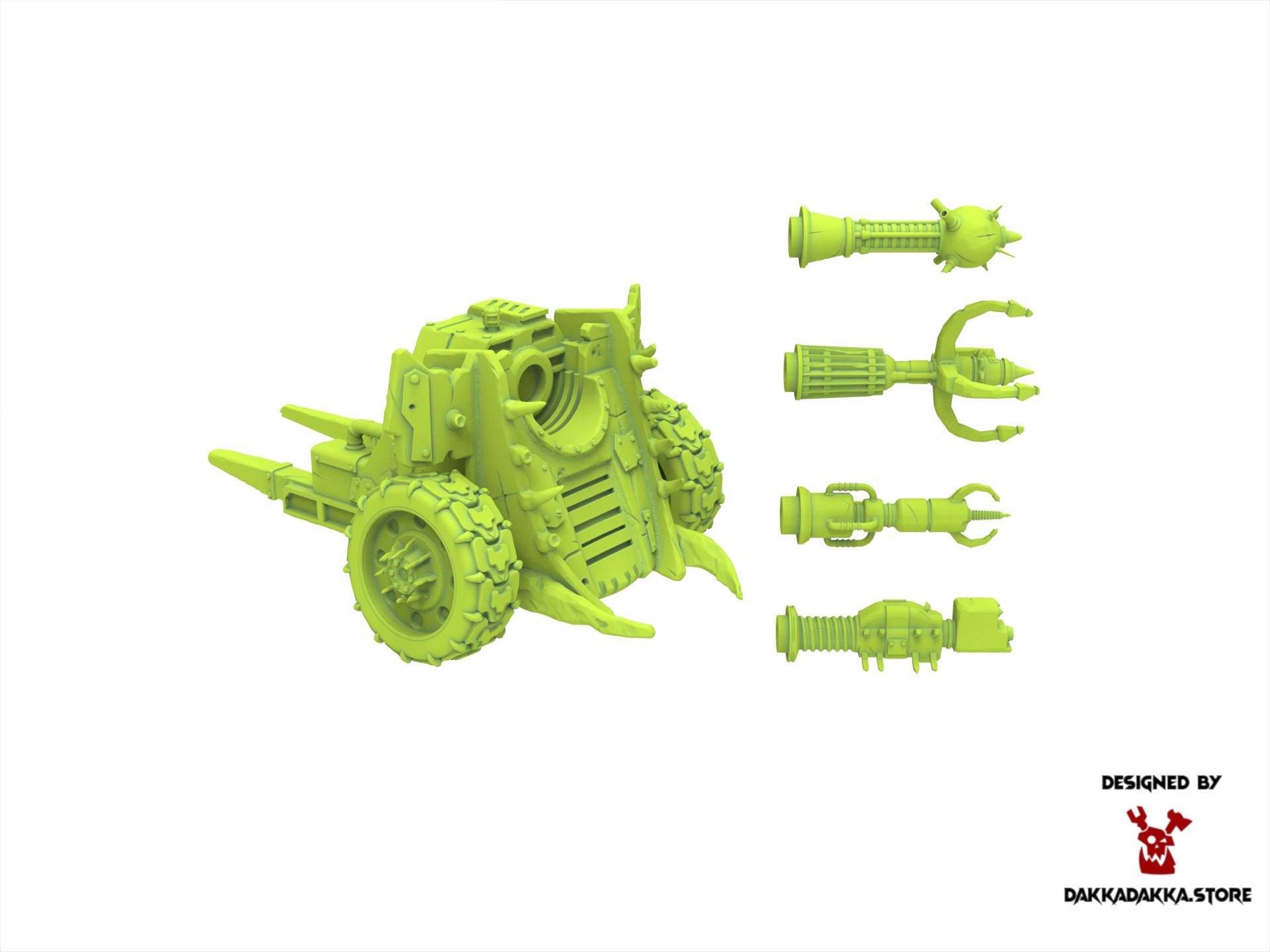 Green Skin - x1 Big Wheelz Gat