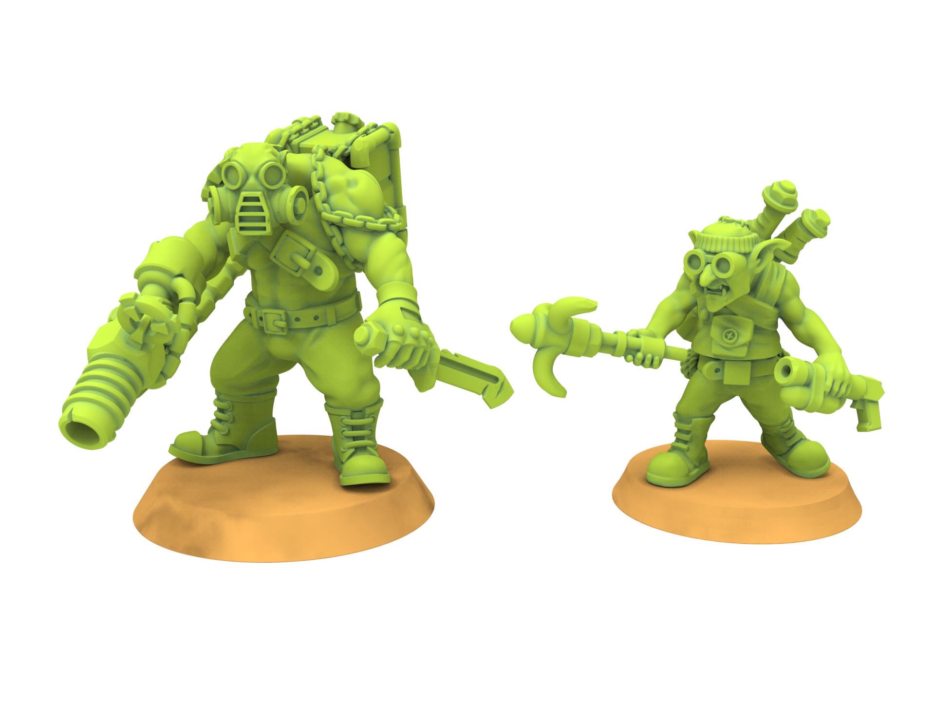 Green Skin - x9+1 Blak Orks Mob