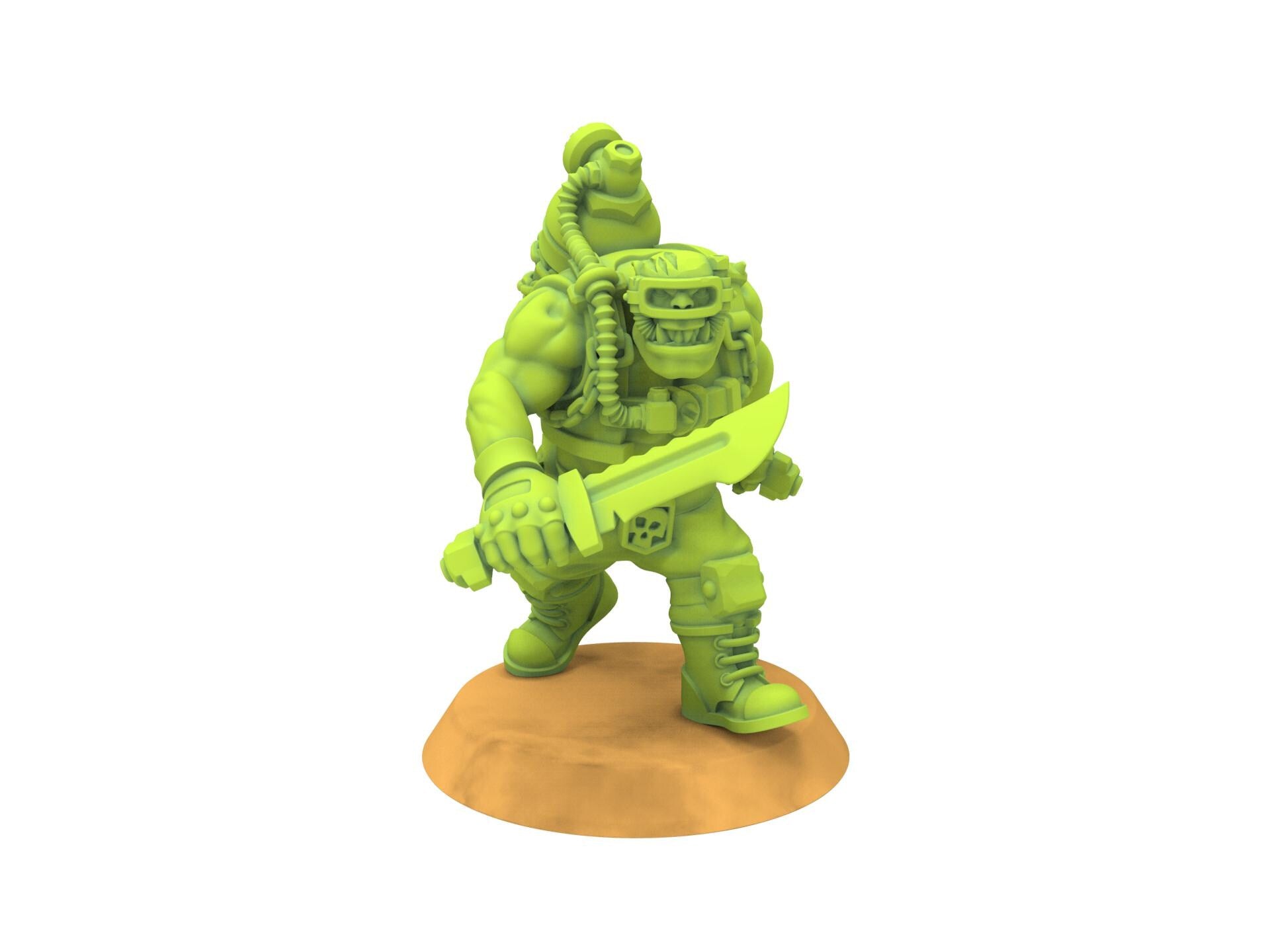 Green Skin - x9+1 Blak Orks Mob