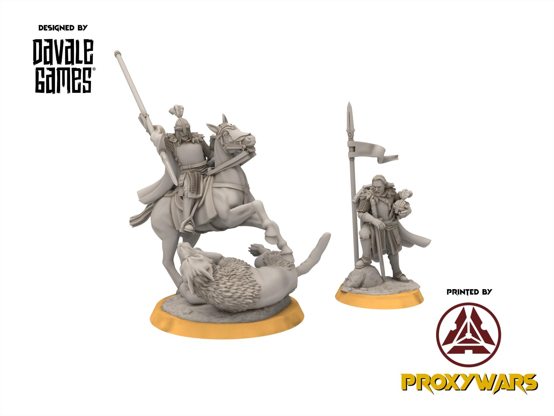 Ornor - King and Mage of the Lost Kingdom of the North, Dune Din, Misty Mountains, miniatures for wargame D&D, Lotr...