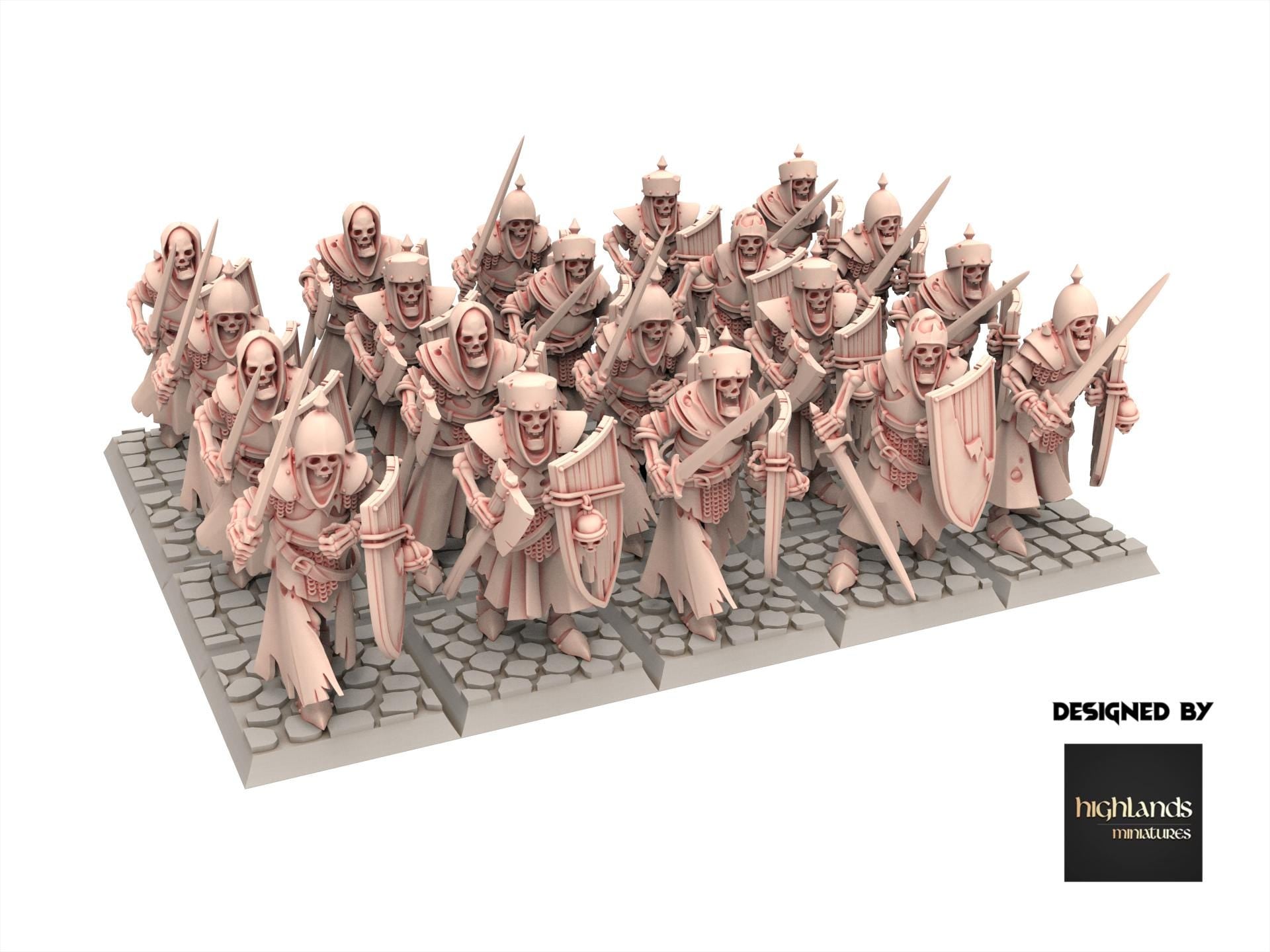 Undead - Skeletal Guard V2, Bloodthirster Skeleton Warrior guard