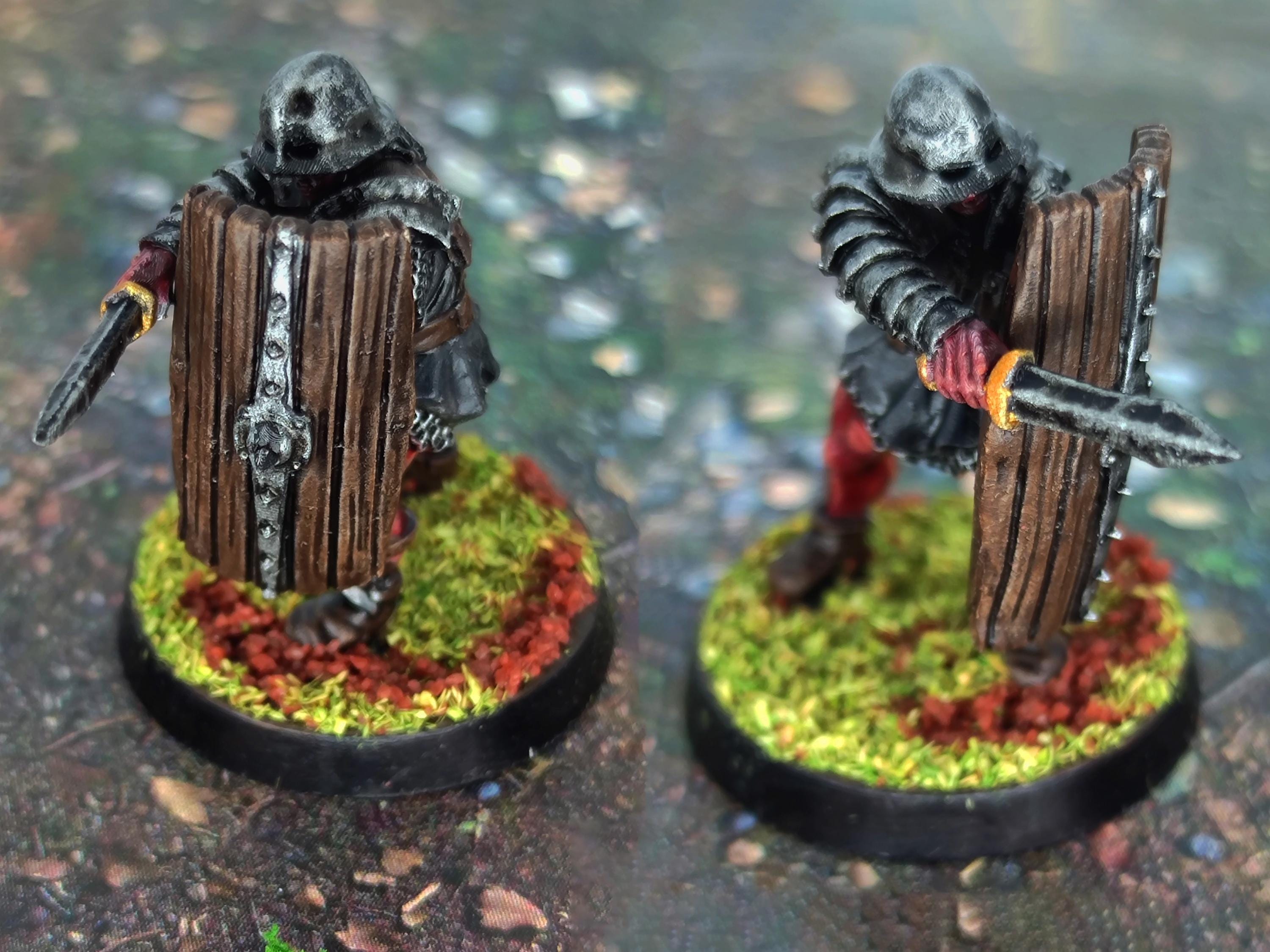 Orc horde - Orc Legionaires, swordmen elite, Orc warriors warband, Middle rings miniatures for wargame D&D, Lotr... Medbury miniatures