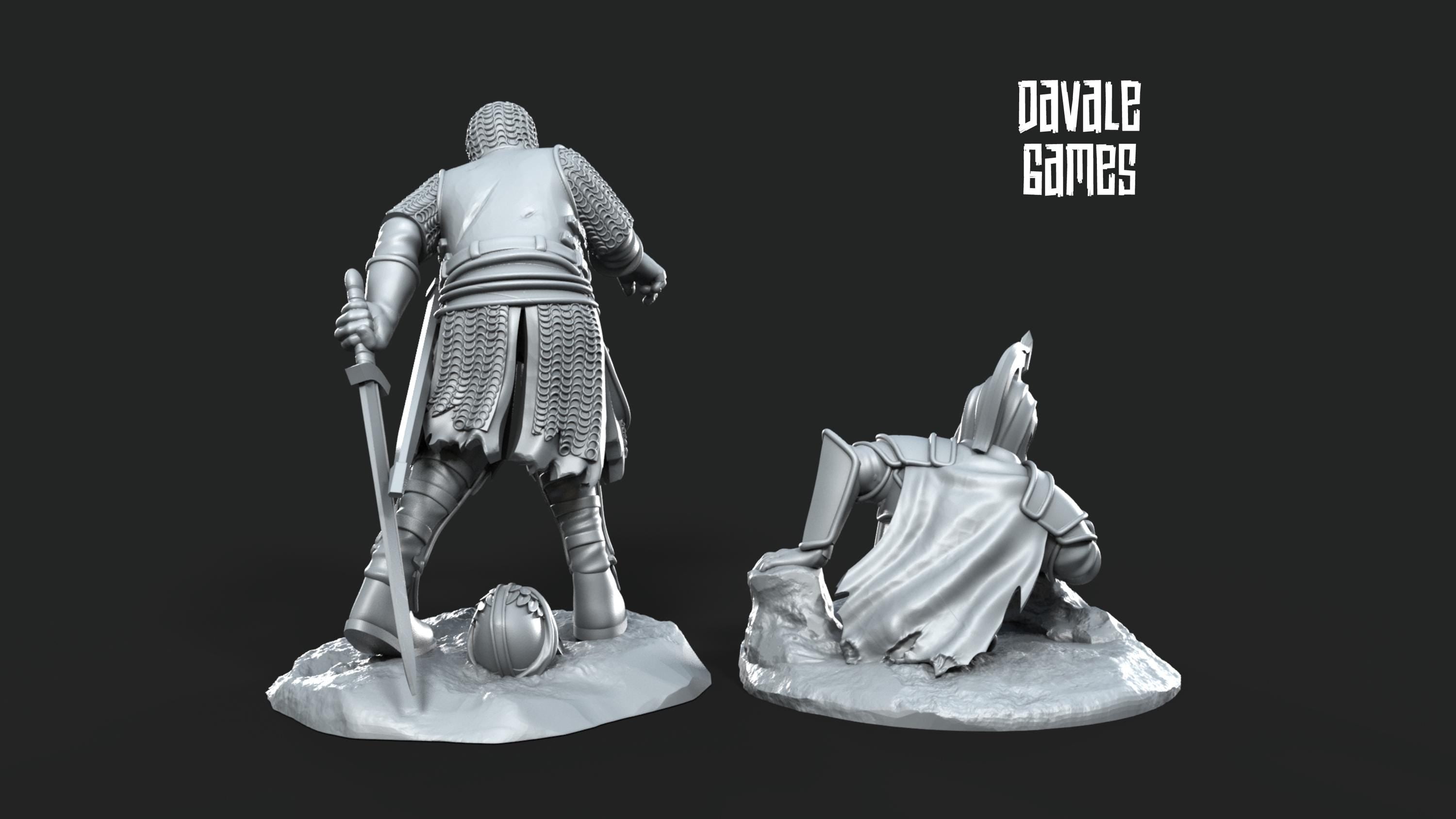 Undead Ghosts - x2 Spirit, marshland of the east, Ghosts of the old world miniatures for wargame D&D, LOTR...