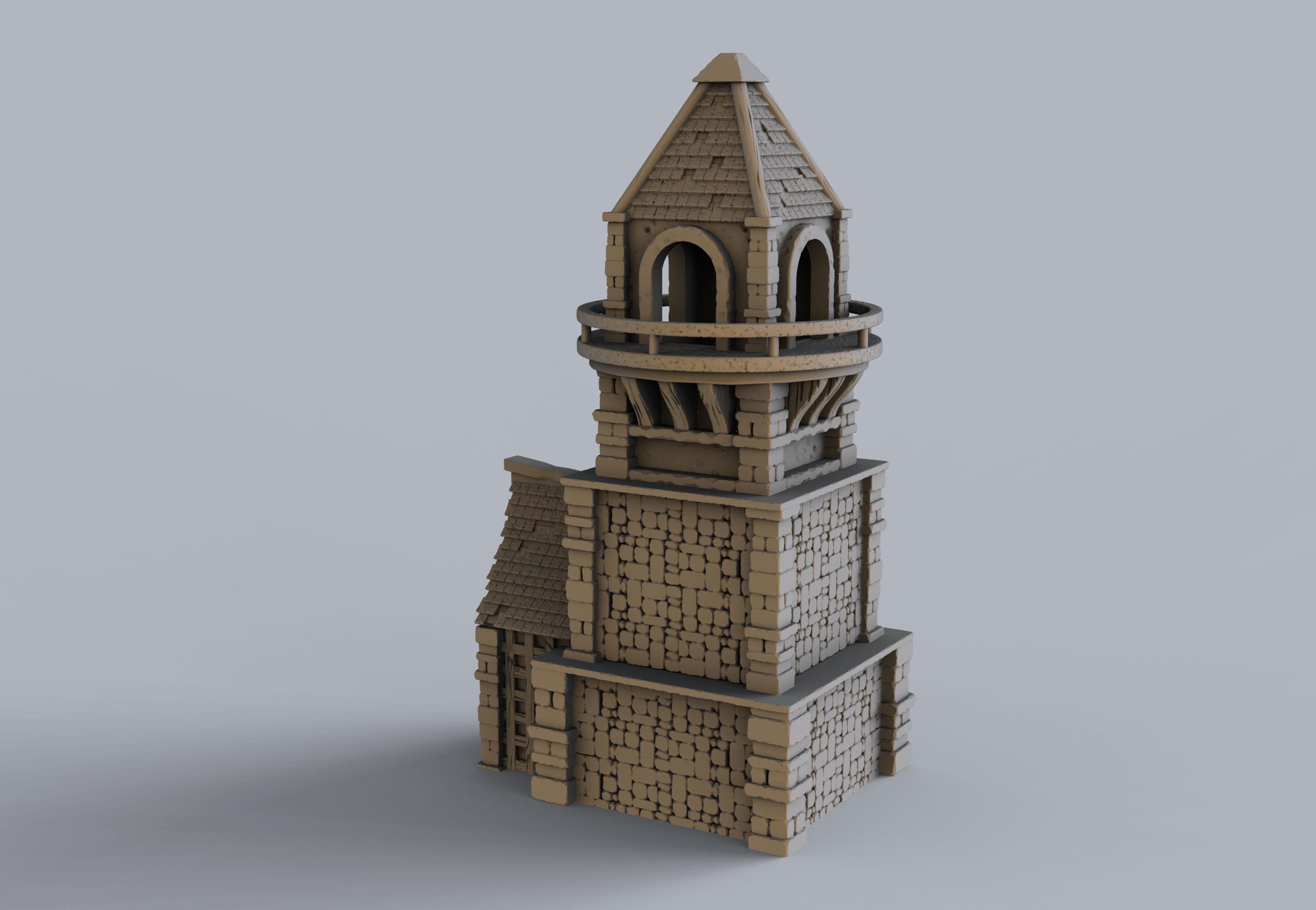 Medieval building - House 24 - PLA for Oldworld, Dungeon & Dragons, Frostgrave, Age of fantasy battle skirmish wargame