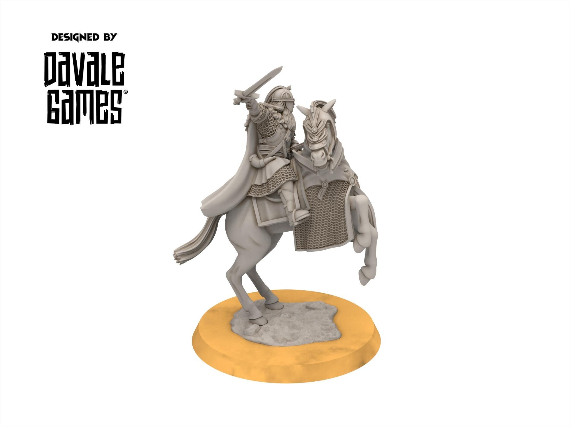 Rohan - West Humans Hammer lord foot and mounted, the Horse-lords, rider of the mark, minis for wargame D&D, Lotr...