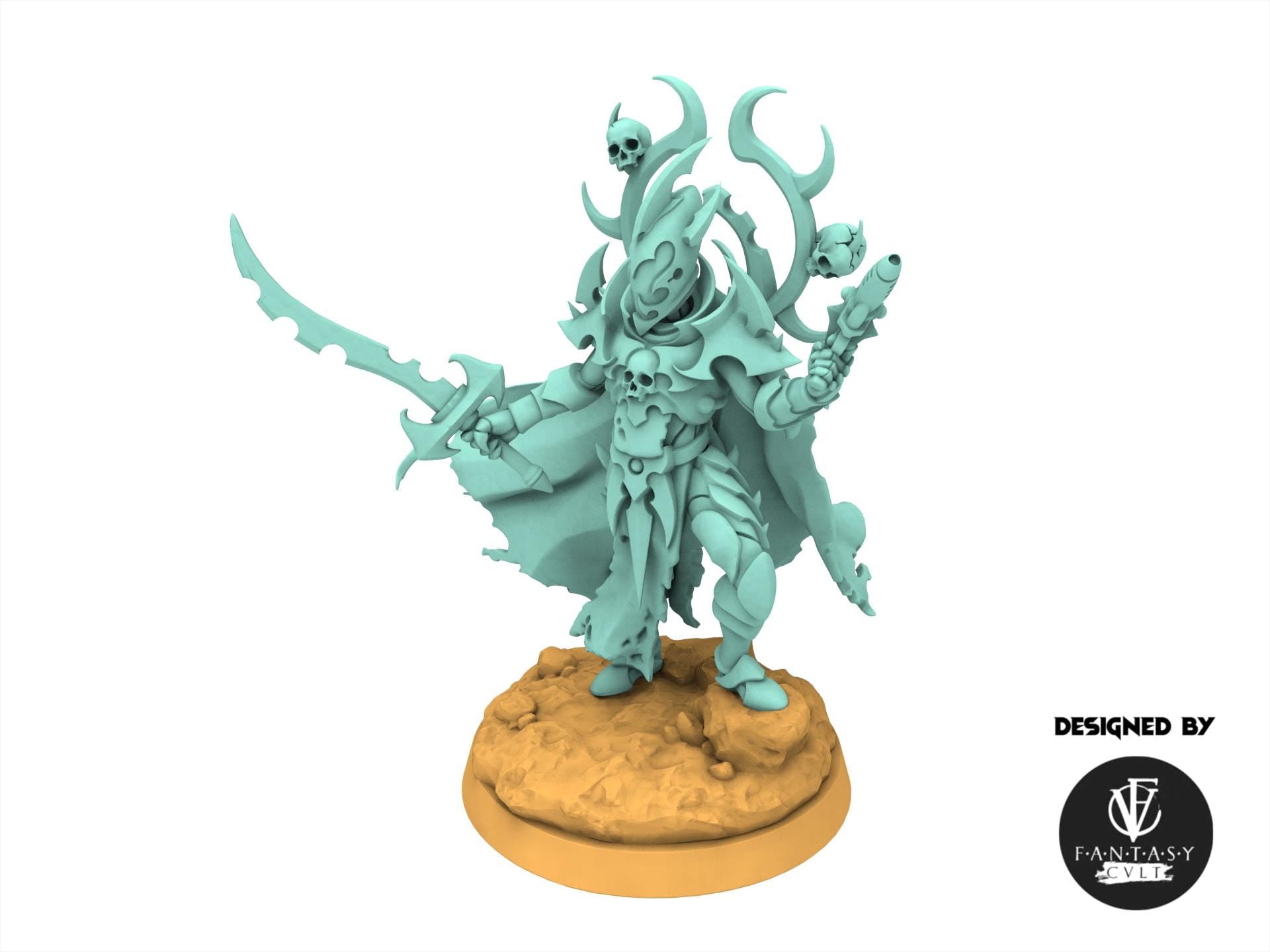 Dark City - The Council of the Dark Hierarch, Leader of The Obsessed Tortured warriors, Sadistic soldiers Dark eldar drow