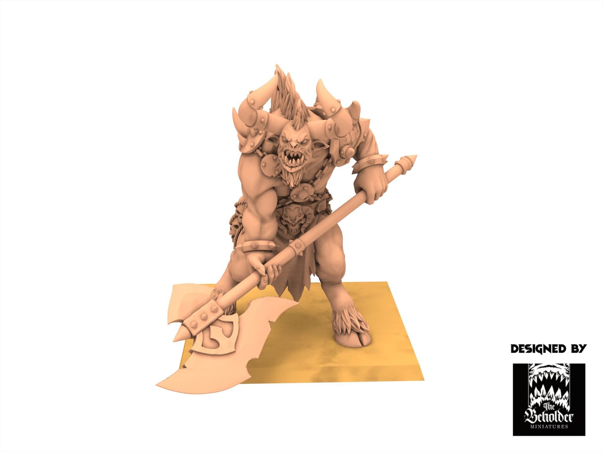 Beastmen - Minotaurs two handed Axe, Realm of Mayhem Beastmen warriors of Chaos