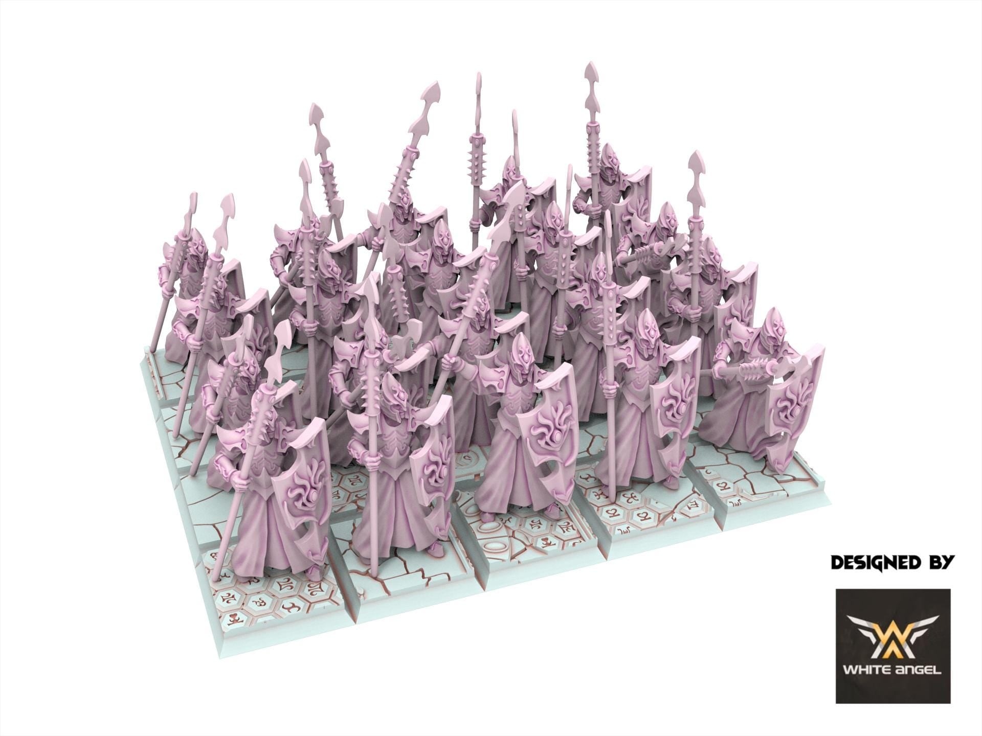 Dark Elves - Harpoon Guards, usable for 9th Age, Fantasy Battle, Oldhammer, King of war, 28mm 32mm