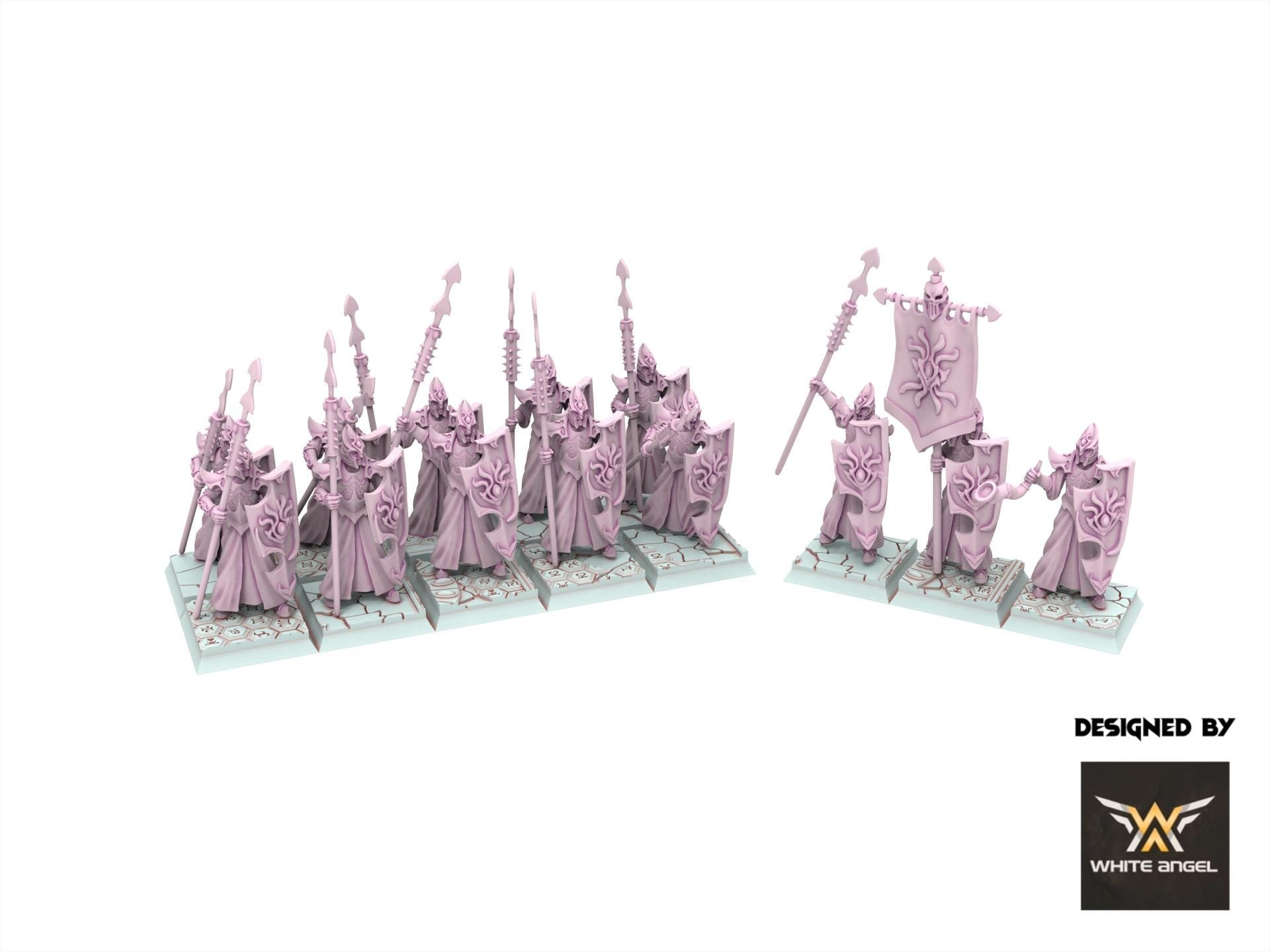 Dark Elves - Harpoon Guards, usable for 9th Age, Fantasy Battle, Oldhammer, King of war, 28mm 32mm