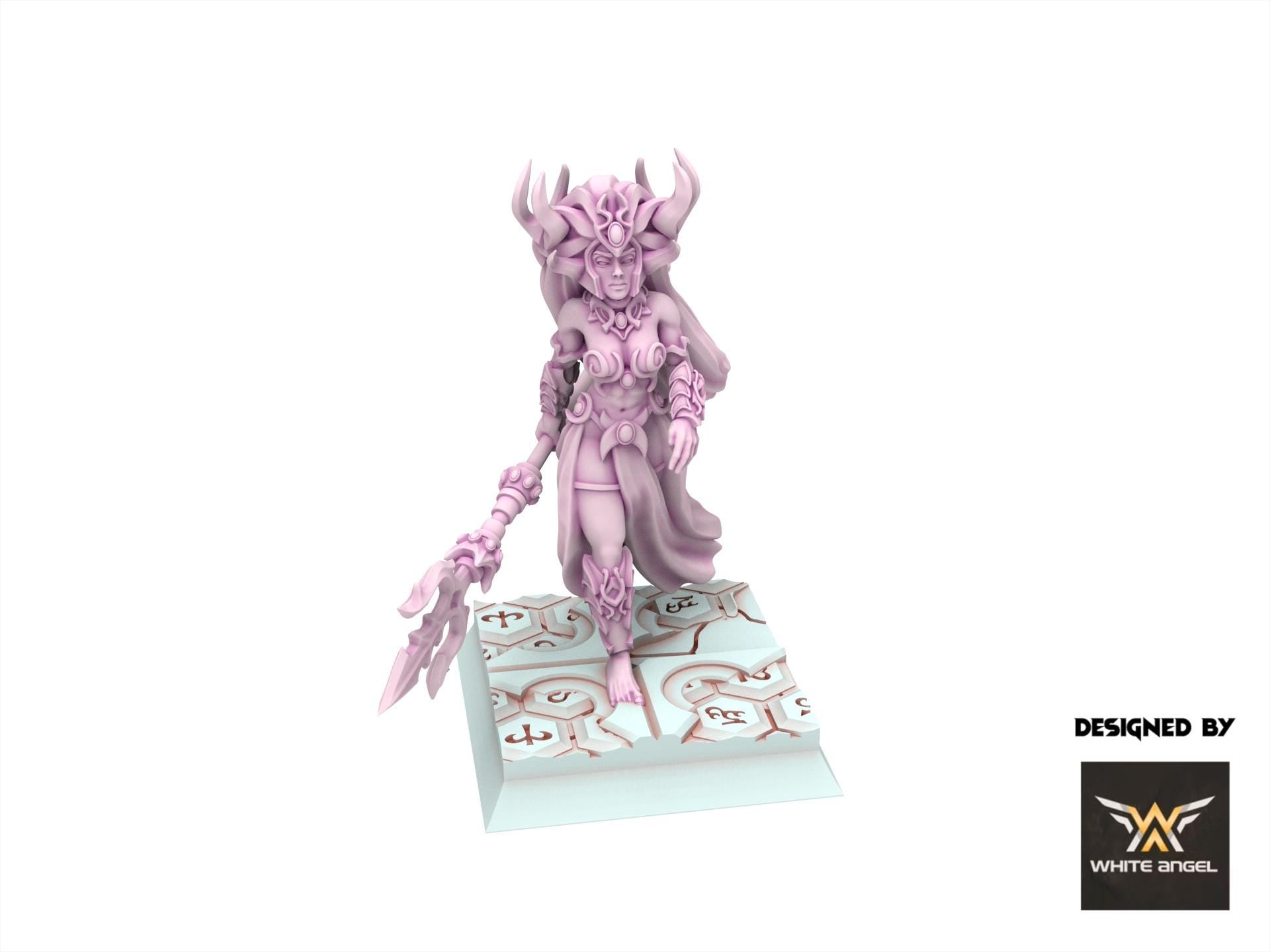 Dark Elves - Great Mother of Darkness, usable for 9th Age, Fantasy Battle, Oldhammer, King of war, 28mm 32mm