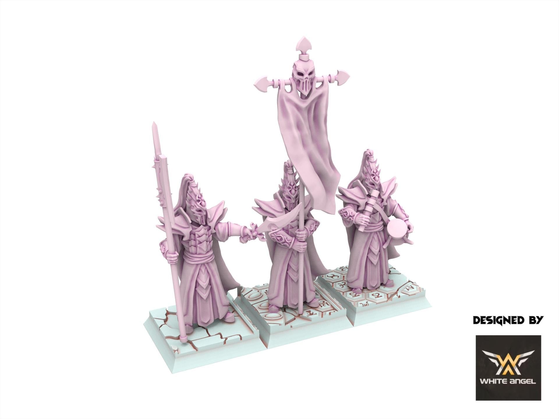 Dark Elves - Dark Elite, usable for 9th Age, Fantasy Battle, Oldhammer, King of war, 28mm 32mm